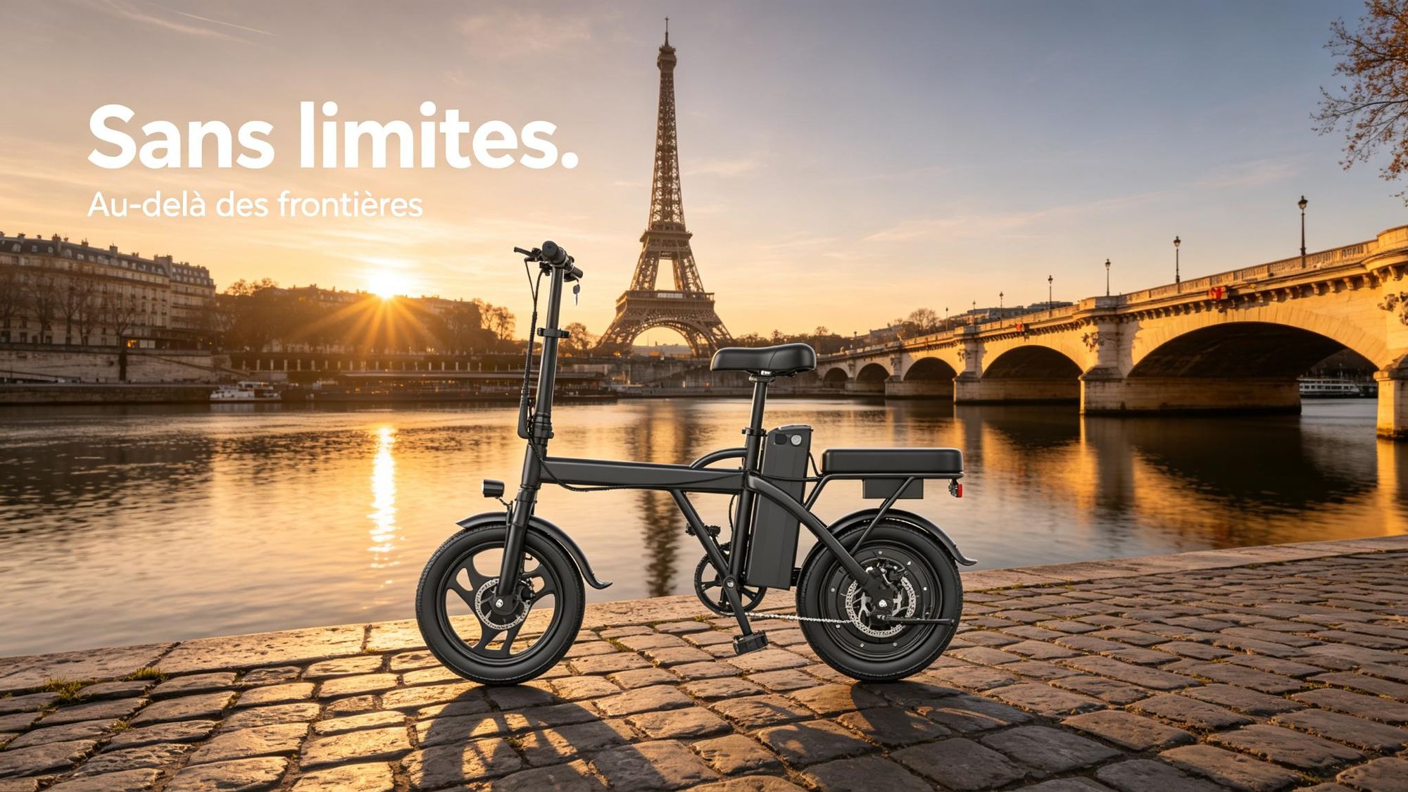 Vélo électrique pliant X14, 250W, 48V 15,6Ah, autonomie 80 km, protection de sécurité BMS, charge maximale 120 kg
