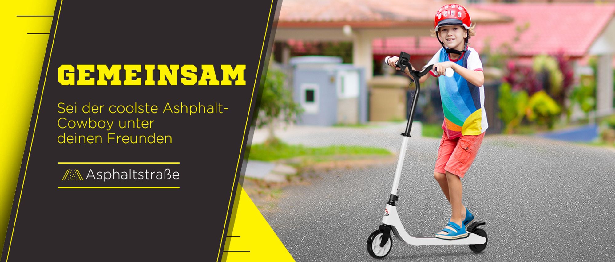 HOMCOM E-Scooter höhenverstellbarer Elektroroller bis 50kg ab 6 Jahren