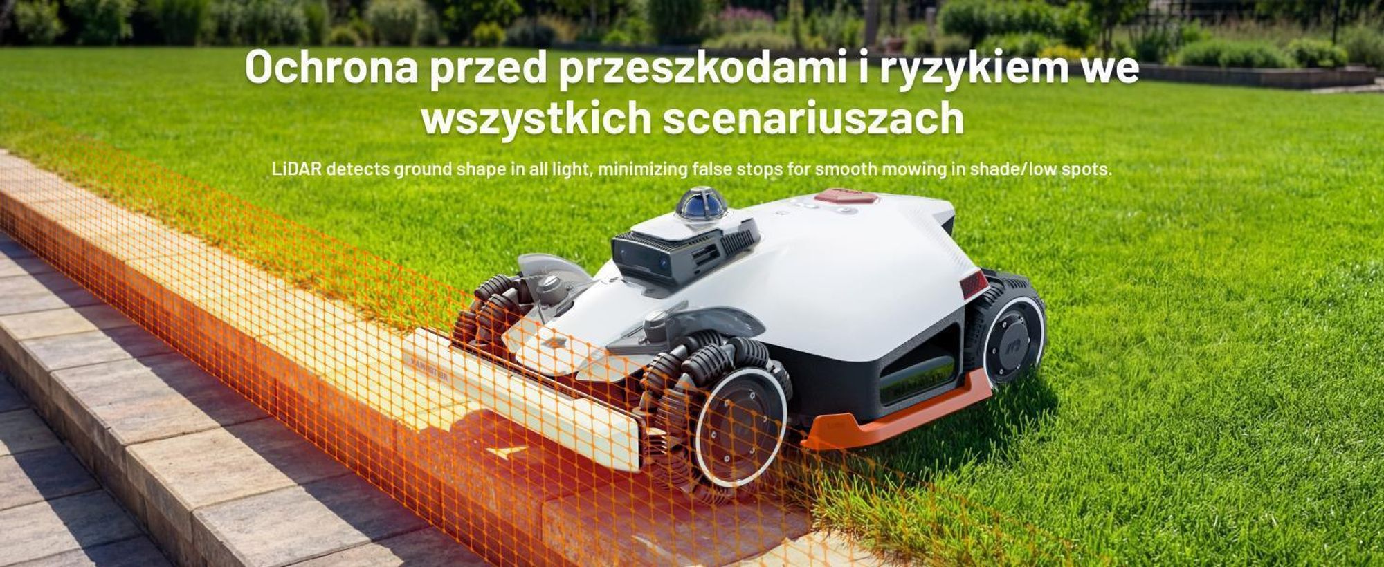 Robot koszący Mammotion LUBA 3 AWD 5000 z garażem, do 5000 m², napęd na wszystkie koła, nachylenie 80%, automatyczne mapowanie, moduł 4G, APP