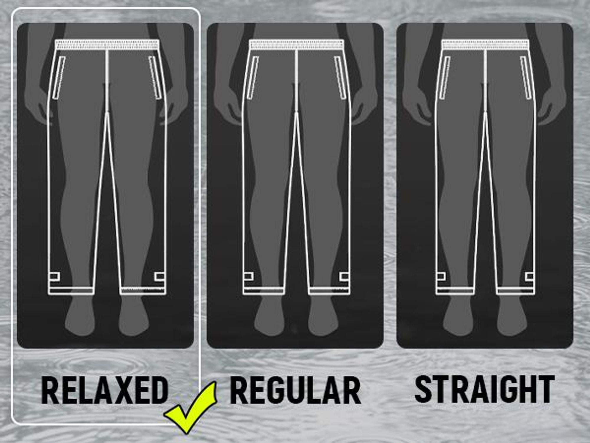 BUBW Herren Outdoor Regenhose Schwarz L, wasserdicht winddicht, leichte packbare Hose mit reflektierenden Streifen zum Wandern Radfahren Angeln