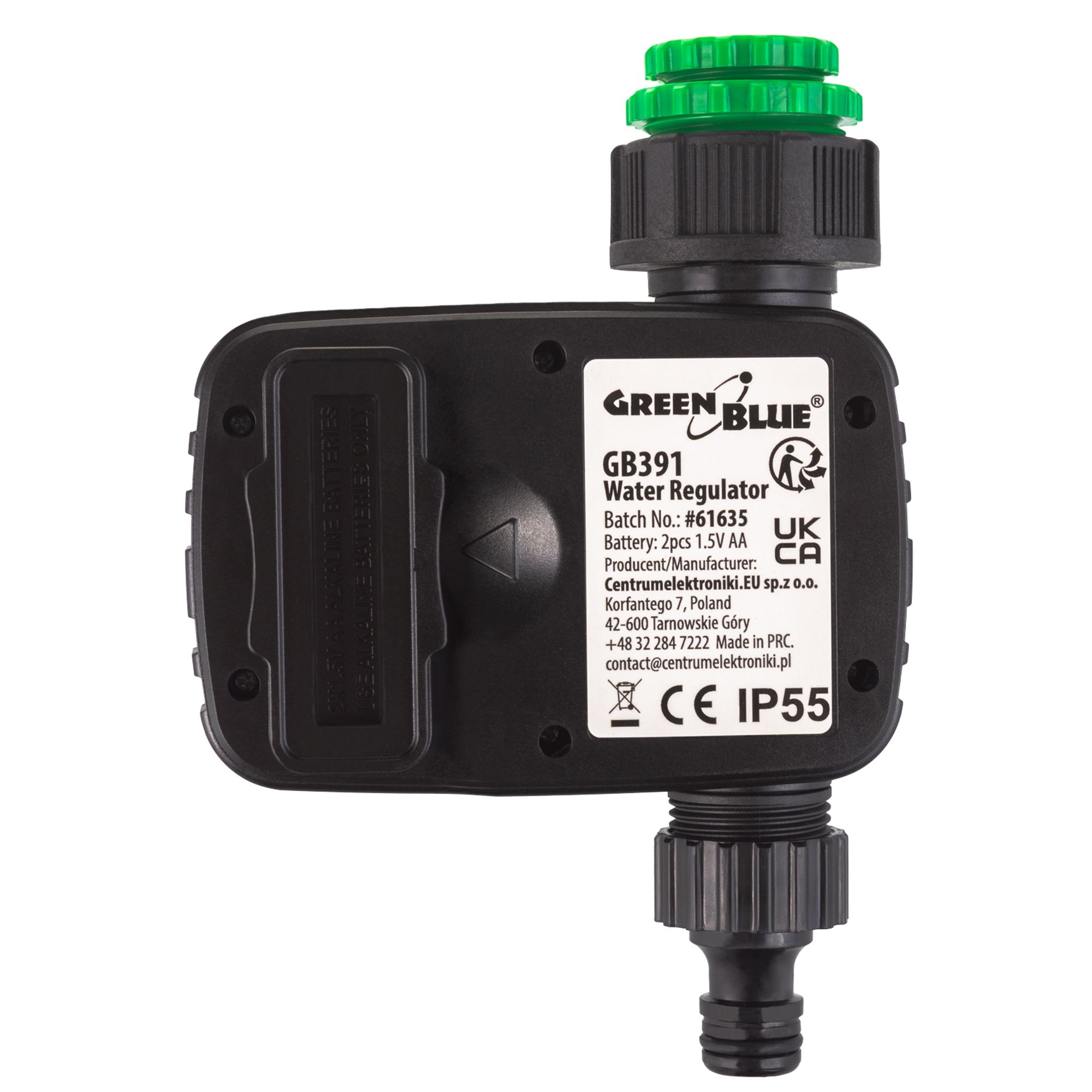 GreenBlue elektronische Bewässerungssteuerung Programmierer Stromversorgung 2x 1,5V AA GB391