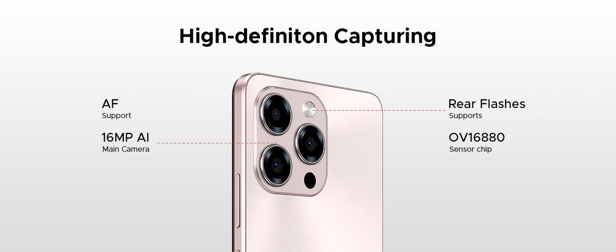 DOOGEE Note58 Pro, smartphone, Android 16, 6,75" displej s obnovovací frekvencí 90 Hz, baterie 6250 mAh, 32 GB RAM + 256 GB interní paměť, 4G, 16 MP fotoaparát, NFC, čtečka otisků prstů, bez smlouvy