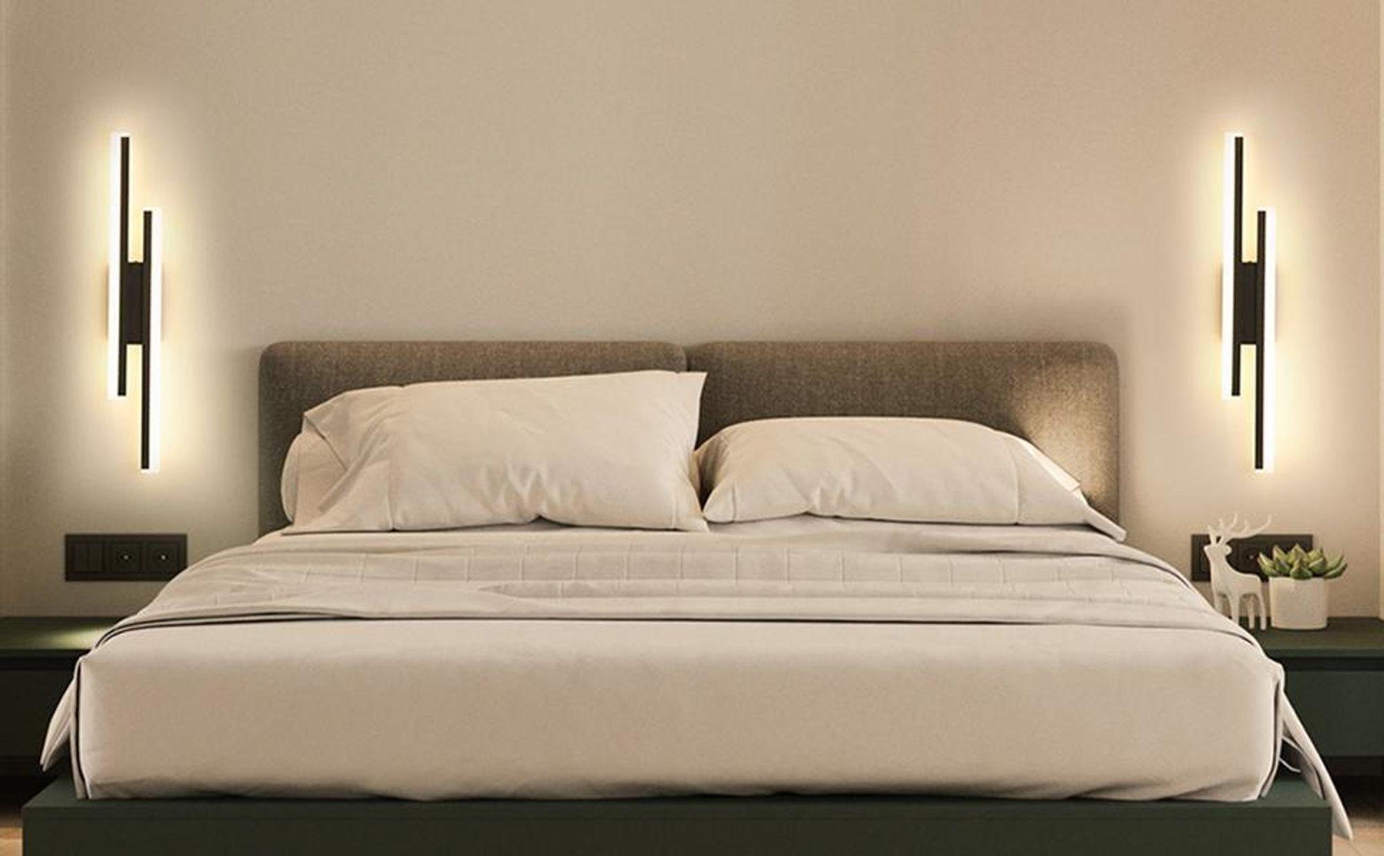 Wandleuchte, Wandlampe, 16W 2100LM Wandbeleuchtung, LED Außenwandleuchte, Moderne Flurlampe, Treppenhaus-Licht, Warmweiß