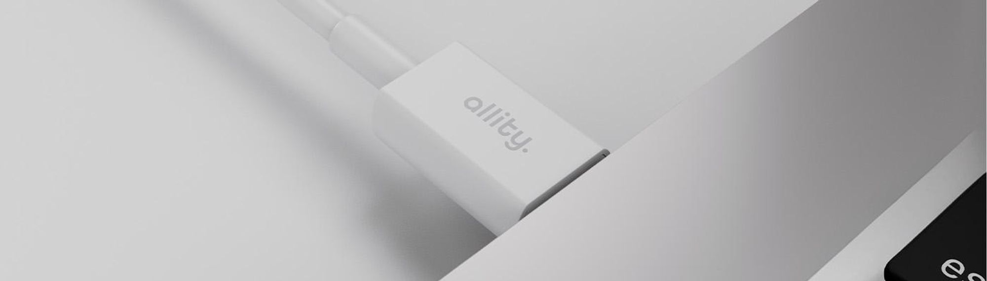 Allity USB-C zu USB-C Schnelllade-Kabel, 2m, 100W, universell einsetzbar