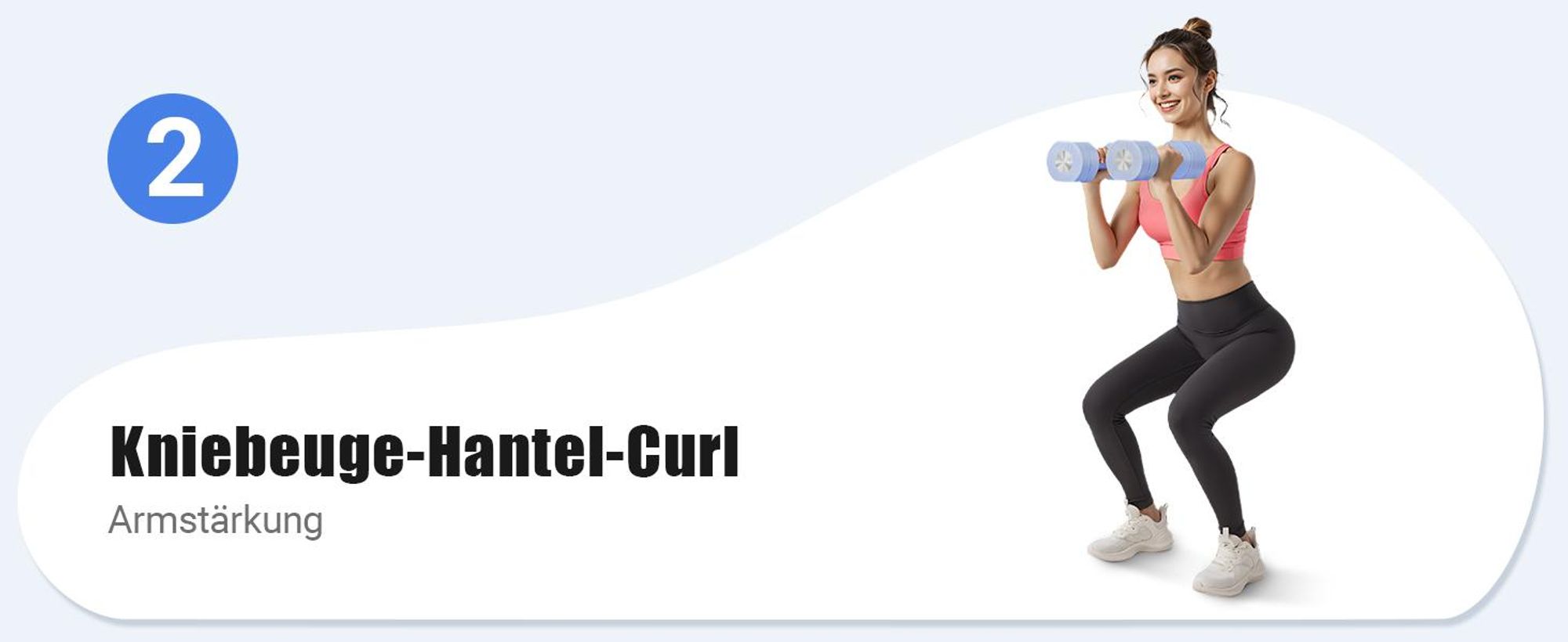 Verstellbare 4-in-1 Kurzhanteln 2er Set (1–4 kg) – Fitness Dumbbells für Zuhause & Home Gym, Krafttraining & Geschenkidee, blau