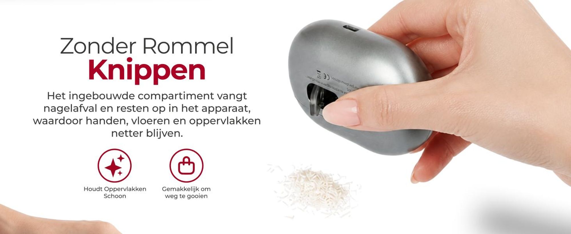 Glissimo - Professionele Elektrische Nagelknipper – Nagelfrees - Opzetstukken voor polijsten & Nagelriemverzorging