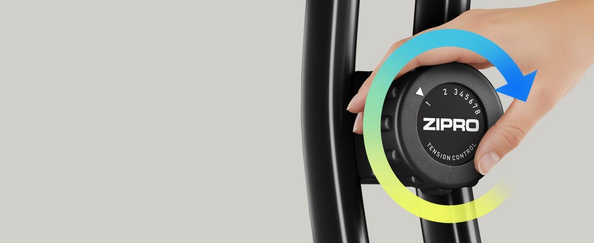 Vélo d'appartement Zipro Future X – Vélo pliable X-Bike pour petits appartements – Vélo de fitness magnétique, peu encombrant, mesure silencieuse du pouls, support pour tablette