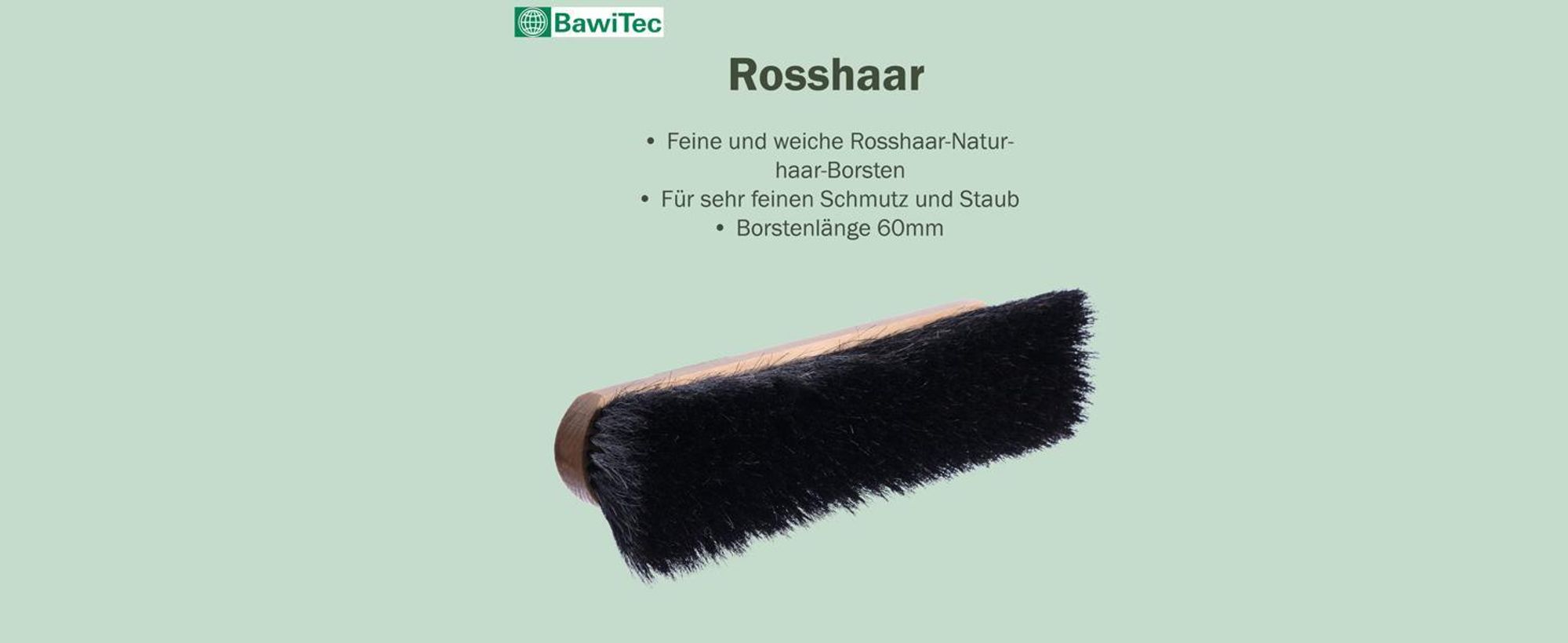 Qualitäts Roßhaarbesen 30cm Breit mit Teleskopstiel stufenlos ausziehbar auf 200cm Länge sehr weiche Rosshaar-Borsten Besen Zimmerbesen mit Stiel
