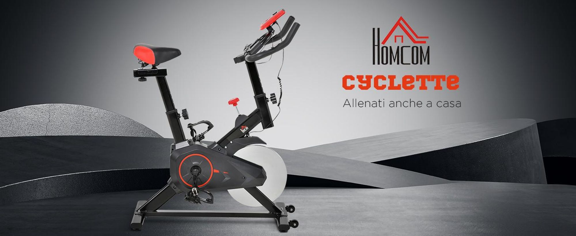 Rower treningowy HOMCOM, rower fitness z monitorem pracy serca, wyświetlaczem LCD, uchwytem na iPada, regulowanym siedziskiem i oporem, rower treningowy do domu, trening cardio w pomieszczeniach, 85 x 46 x 114 cm