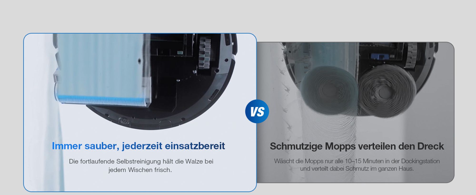 ECOVACS DEEBOT X8 OMNI Staubsauger Roboter mit Wischfunktion, 18.000 Pa, OZMO ROLLER Wischwalze/Moppwäsche mit 75°C heißem Wasser Saugroboter Weiß