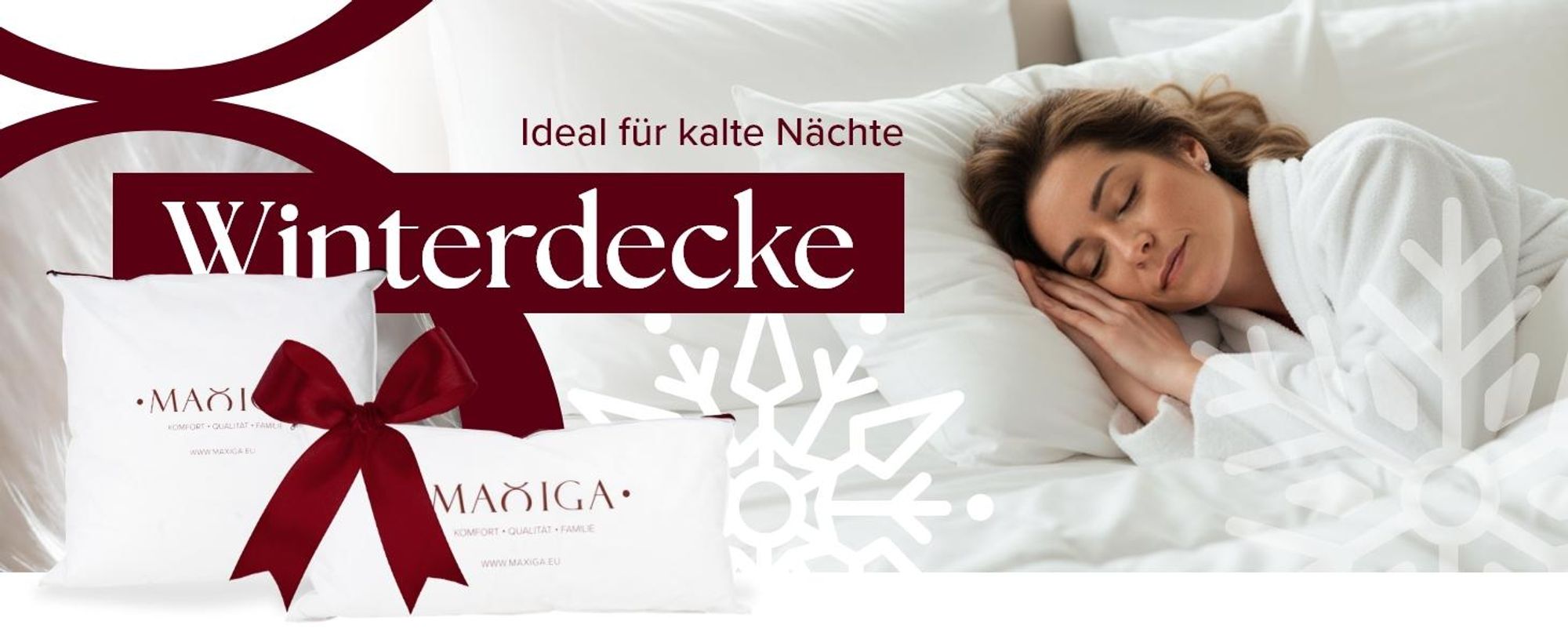 MAXIGA Winter Daunendecke 200x220, 80% Gänsedaunen & 20% kleine Daunenfederchen extra warm 3000g atmungsaktiv waschbar  allergikerfreundlich