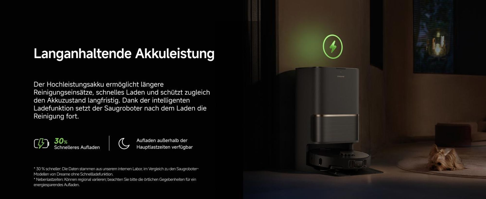 Dreame L50 Ultra AE Saugroboter mit Wischfunktion,28.000Pa Saugleistung,Automatische Entleerungsstation,Ausziehbare Seitenbürste,DryBoard,Schwarz