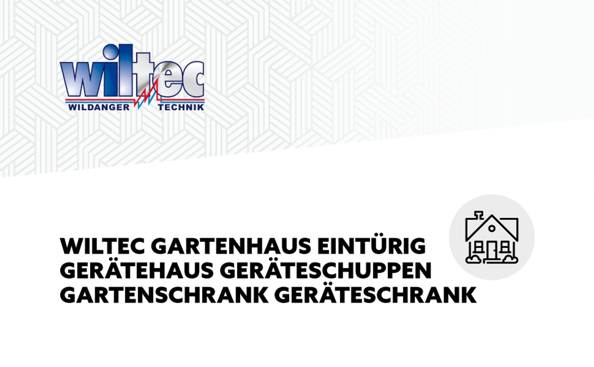 Wiltec Gartenhaus mit 1 Tür in Naturfarbe holz 92 x 57 x 154cm Gerätehaus für den Garten Geräteschuppen Gartenschrank Geräteschrank