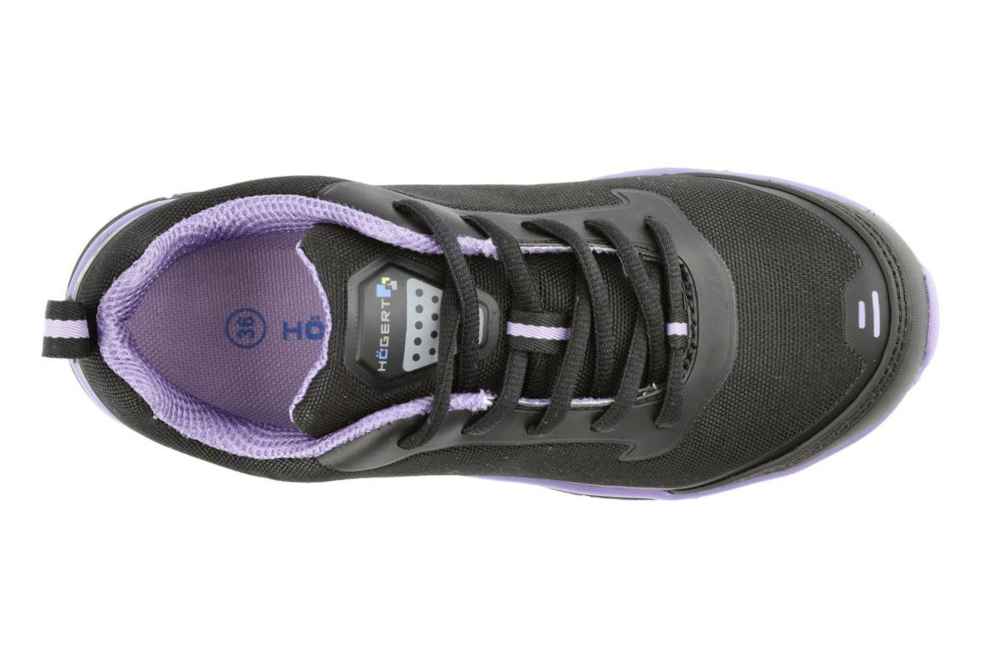 Damen-Sicherheitsschuhe MILDE S1 SRC, Stahlkappe 200 J, Mesh-Futter, schwarz, Gr. 41 – Art. HT5K508 | Högert Technik