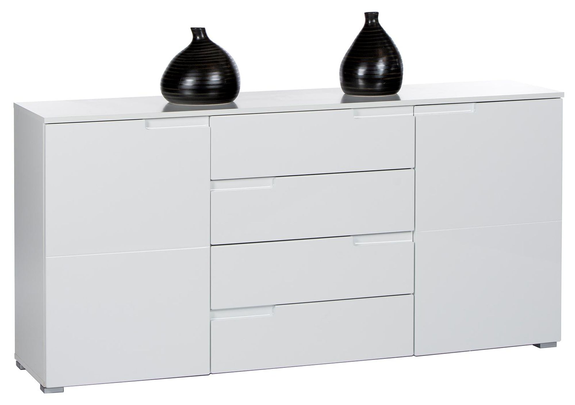 Suzette I Sideboard – Modernes Sideboard mit Hochglanz-Front und viel Stauraum