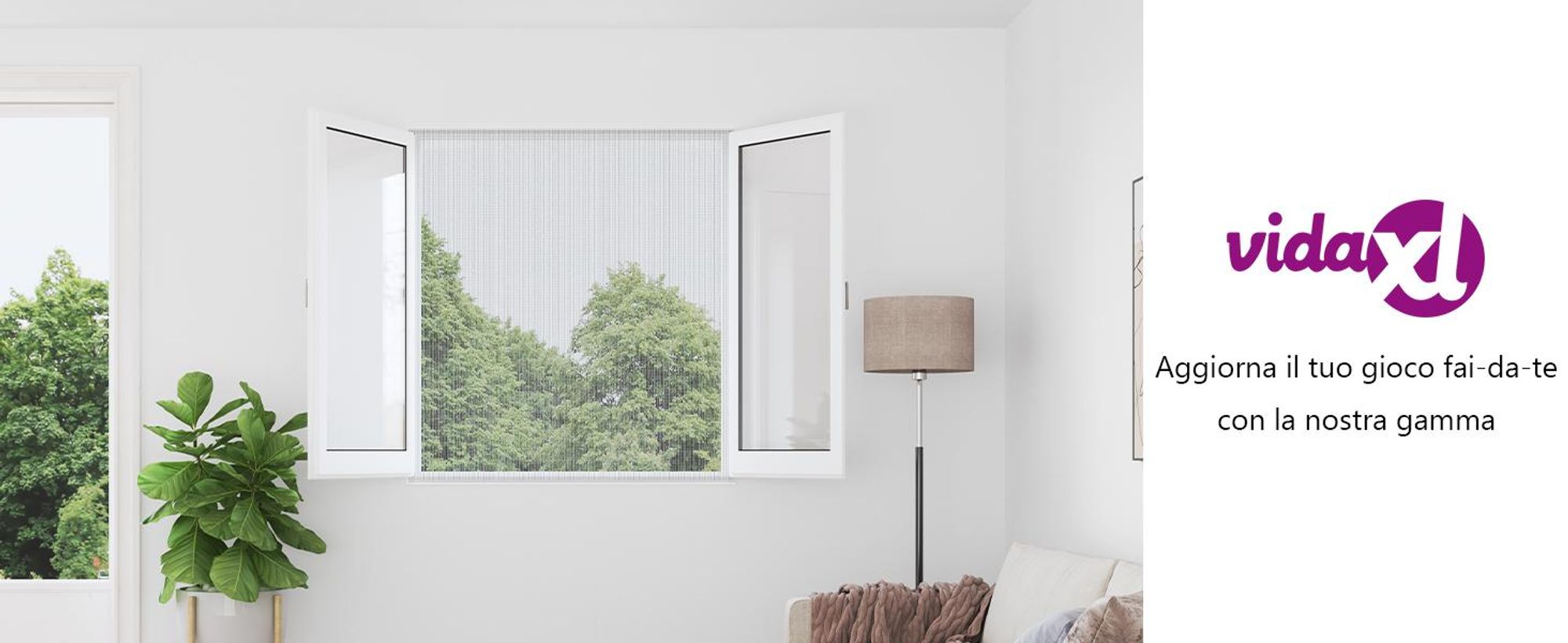 VIDAXL -MESH 100x500 cm Alluminio Silberfarben
