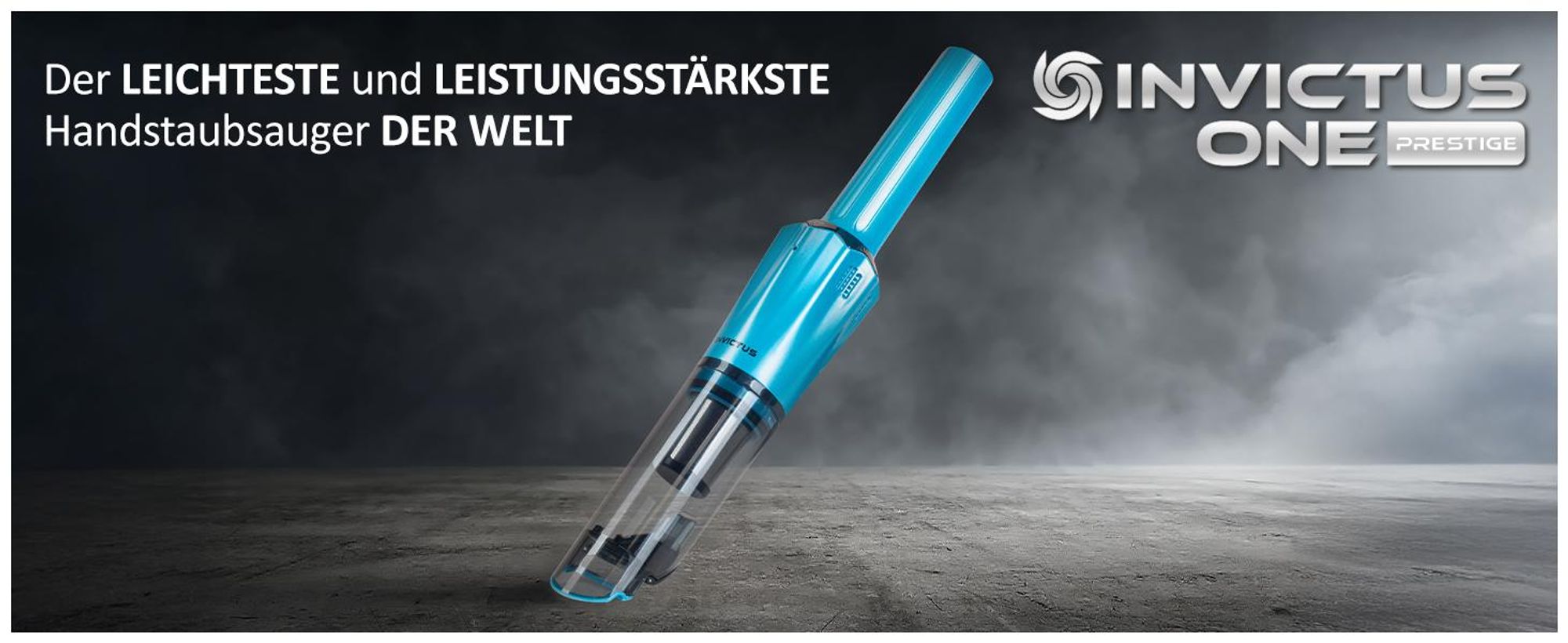 Genius Invictus ONE Prestige Deluxe Akku-Handstaubsauger Set 9tlg, Auto Staubsauger, Saugleistung 12000 Pa, Ladestation, HEPA Filter