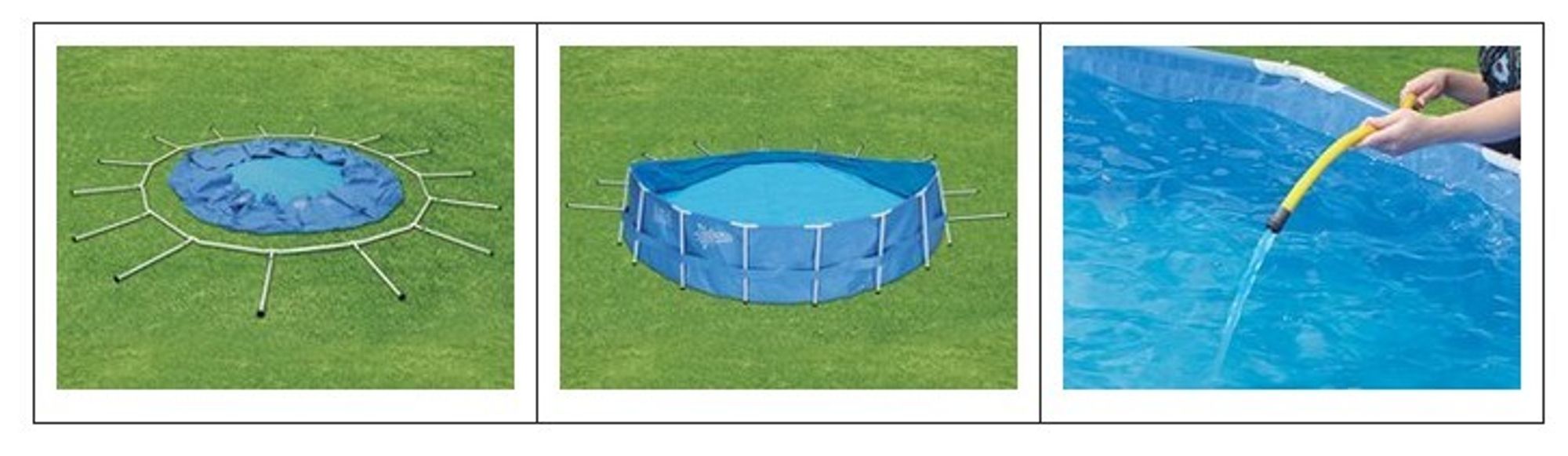 SWING FRAME Splash Aufstellbecken runder 4,57x1,22m