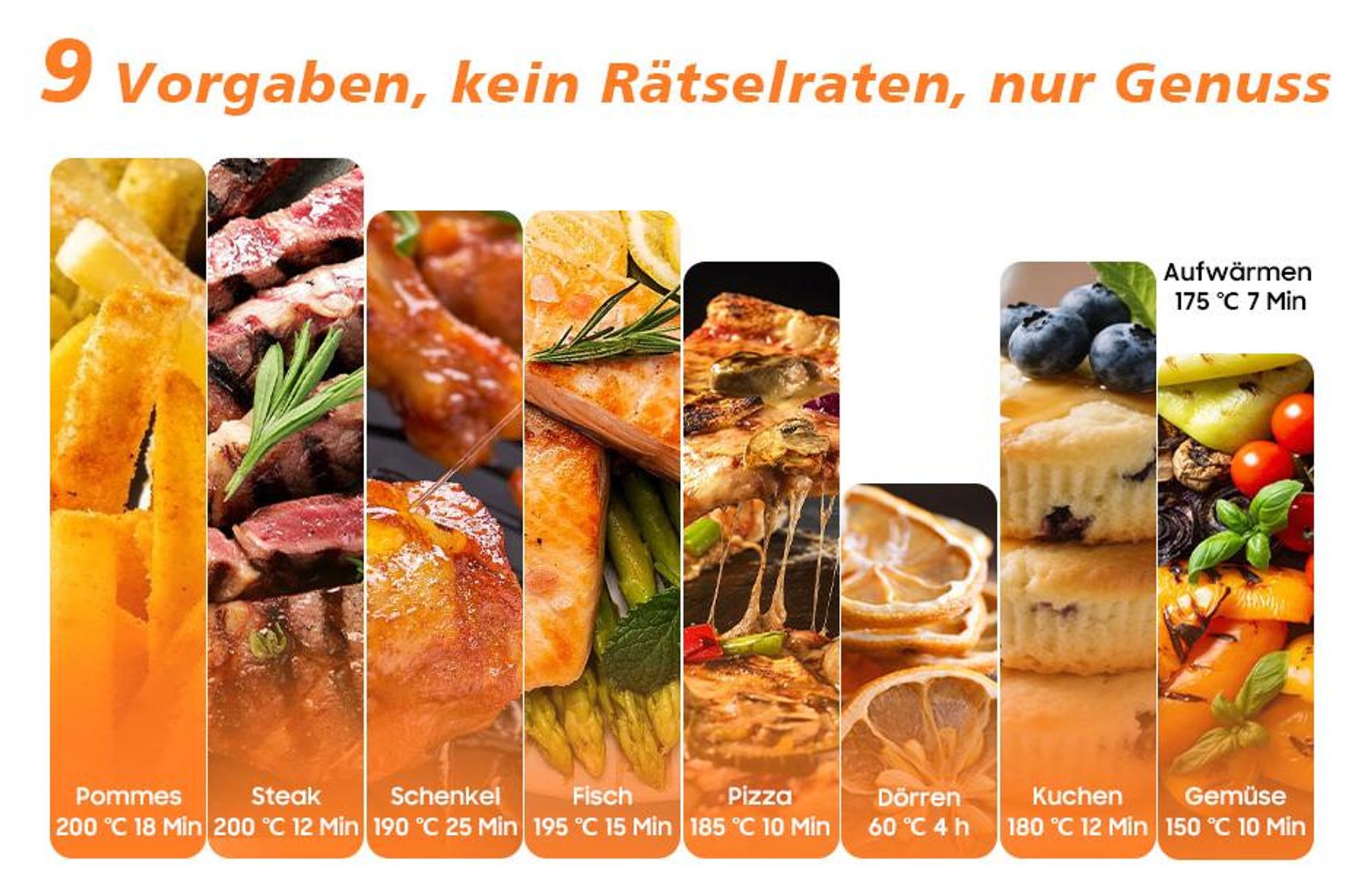 Heißluftfritteuse, 6 L Airfryer, digitaler Touchscreen, Warmhaltefunktion, Antihaftbeschichtung, Timer, schwarz, 1650 W, 40-240°C
