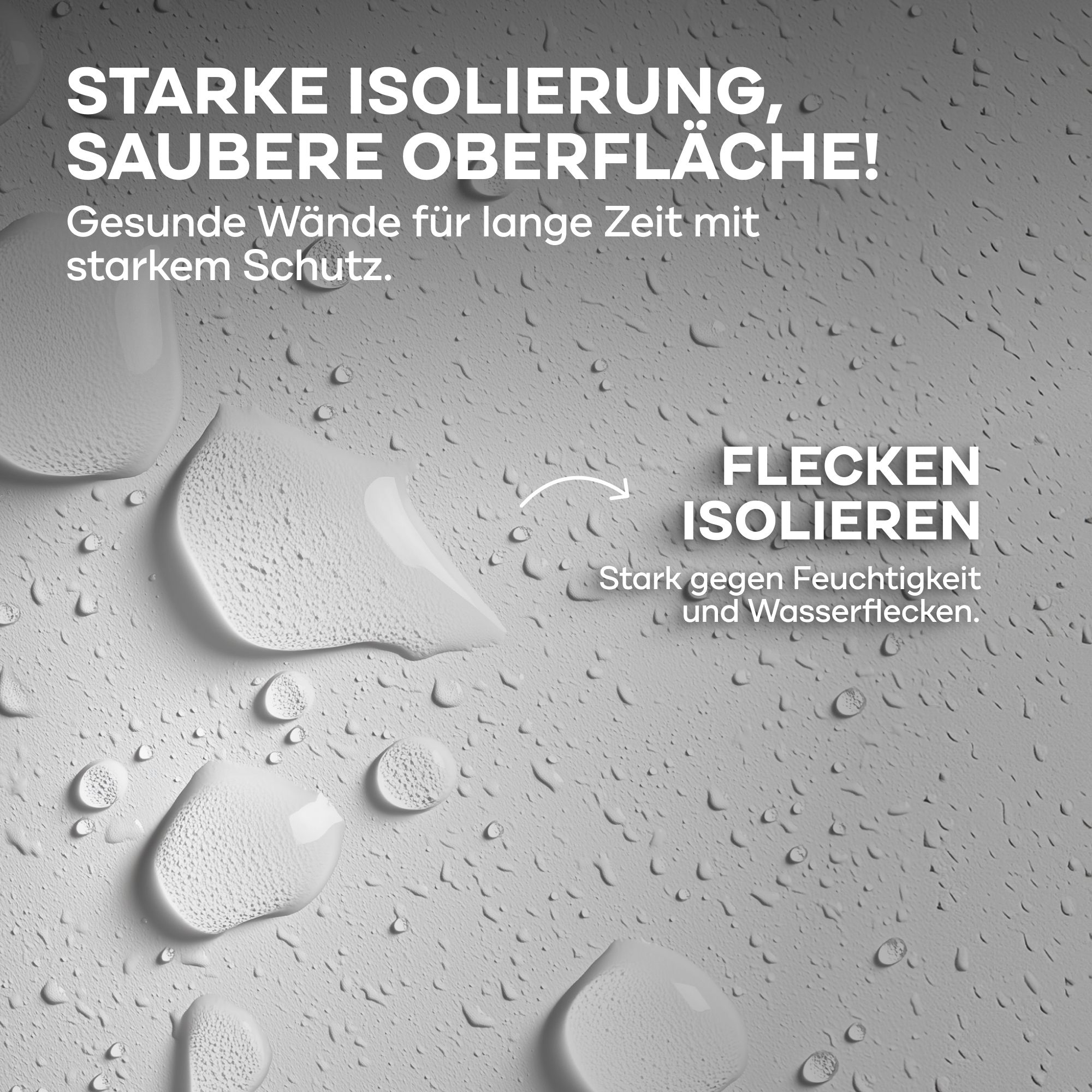 Plid Isolierfarbe LH 0,75 L Weiß – Hochdeckende Innenfarbe für ca. 20 m² – Kellerfarbe, Nikotinfarbe, deckweiß,  Germany