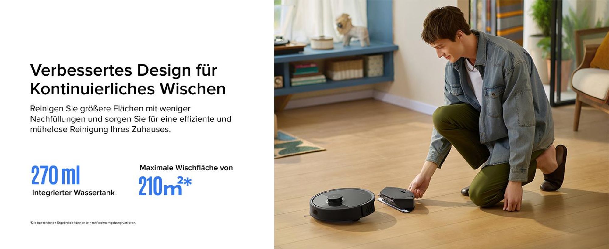 Roborock Q7 L5 Saugroboter, Dual Anti-Tangle System, 8000 Pa Staubsauger Roboter, Präzise Navigation, Smart No-Go Zone, Einstiegsleistung, für Perfekt