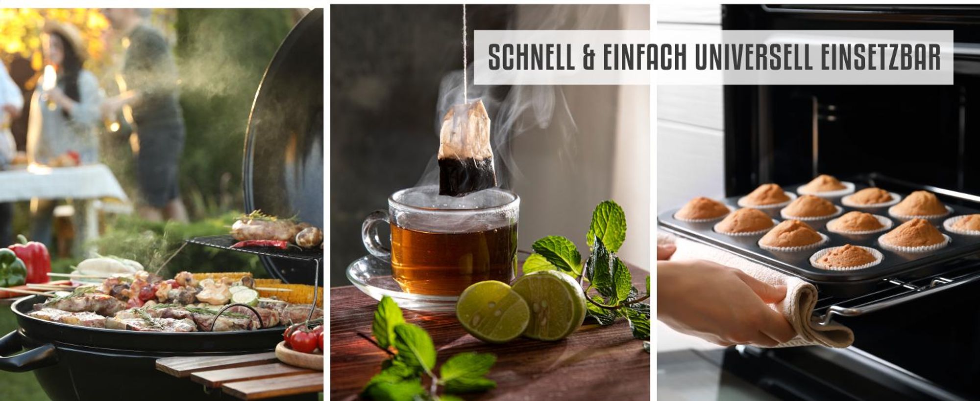 Bearware Küchentimer digital mit Drehring, universell einsetzbar