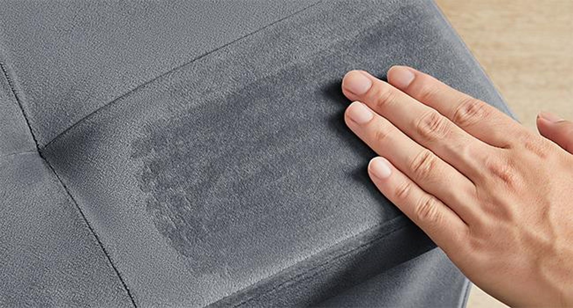 SONGMICS Sitzbank mit Stauraum, klappbare Sitztruhe, 2 extra Aufbewahrungsboxen, 38 x 110 x 38 cm, bis 300 kg belastbar, schiefergrau