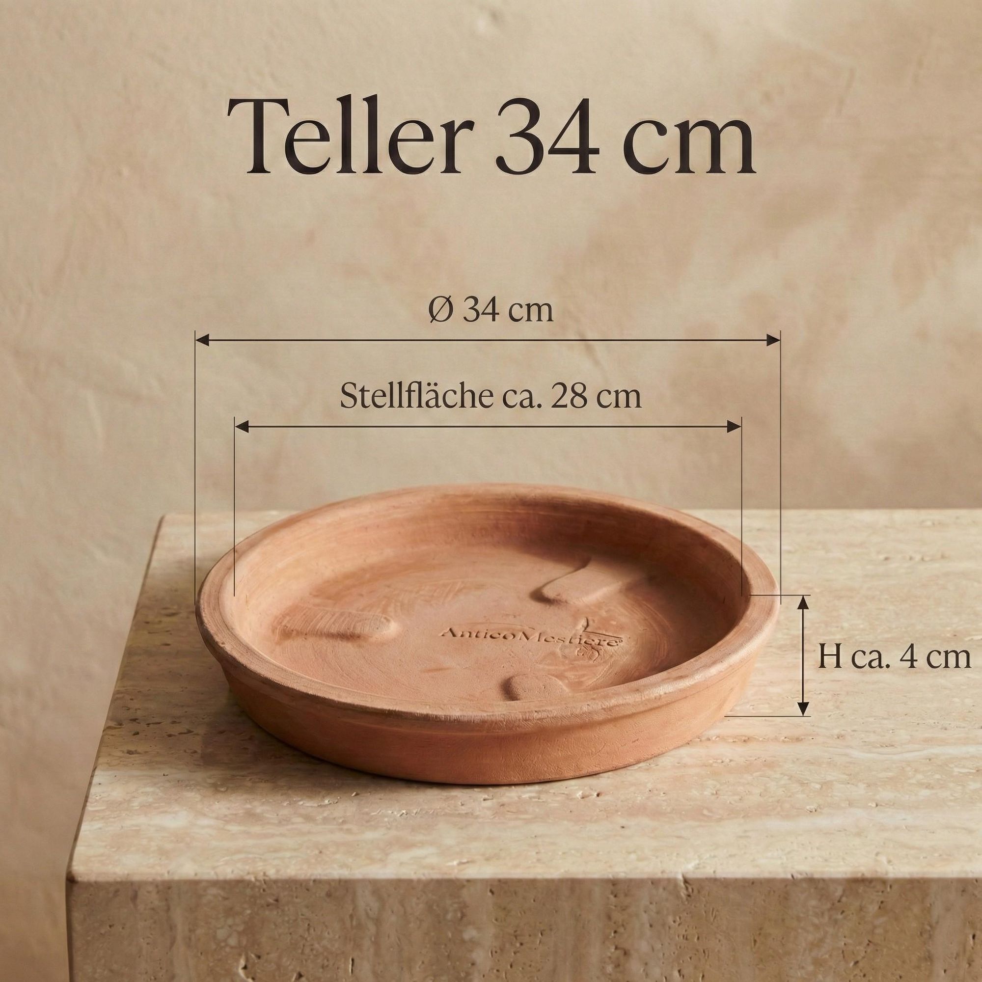 Teller Terrakotta 34cm