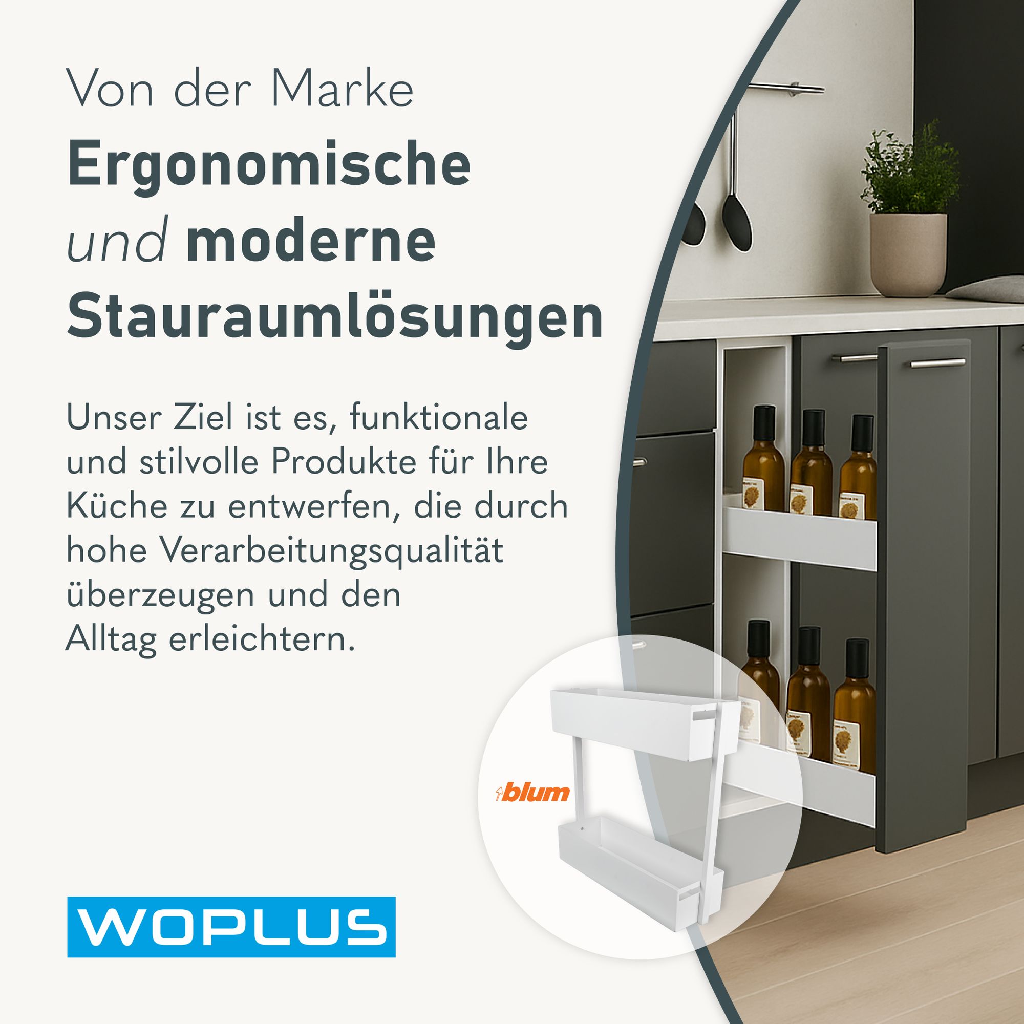 Modern Küchenschrank Auszug 2 Etagen mit Blum Schien Möbel 400 mm Weiß