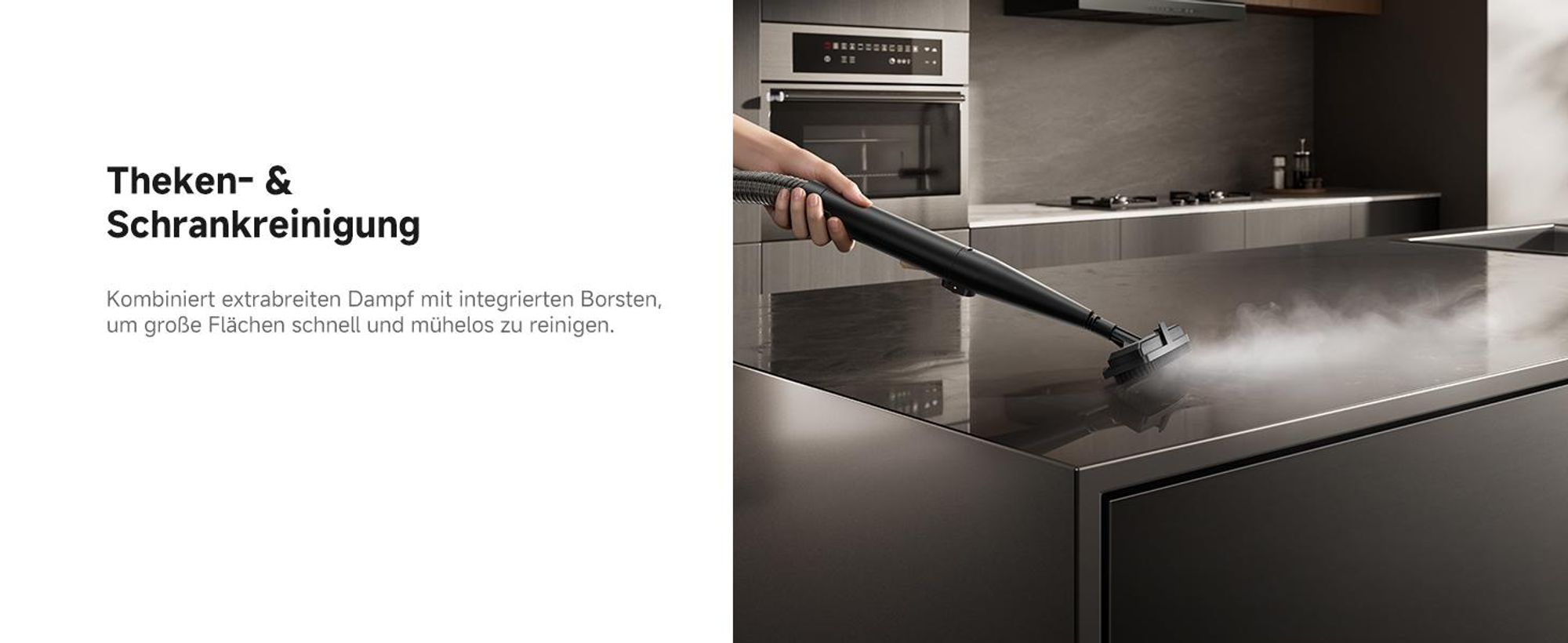 MOVA S10 Dampfreiniger – Mühelose Komplettreinigung für das ganze Zuhause, 9-in-1 Multifunktionsset, 4 Reinigungsmodi