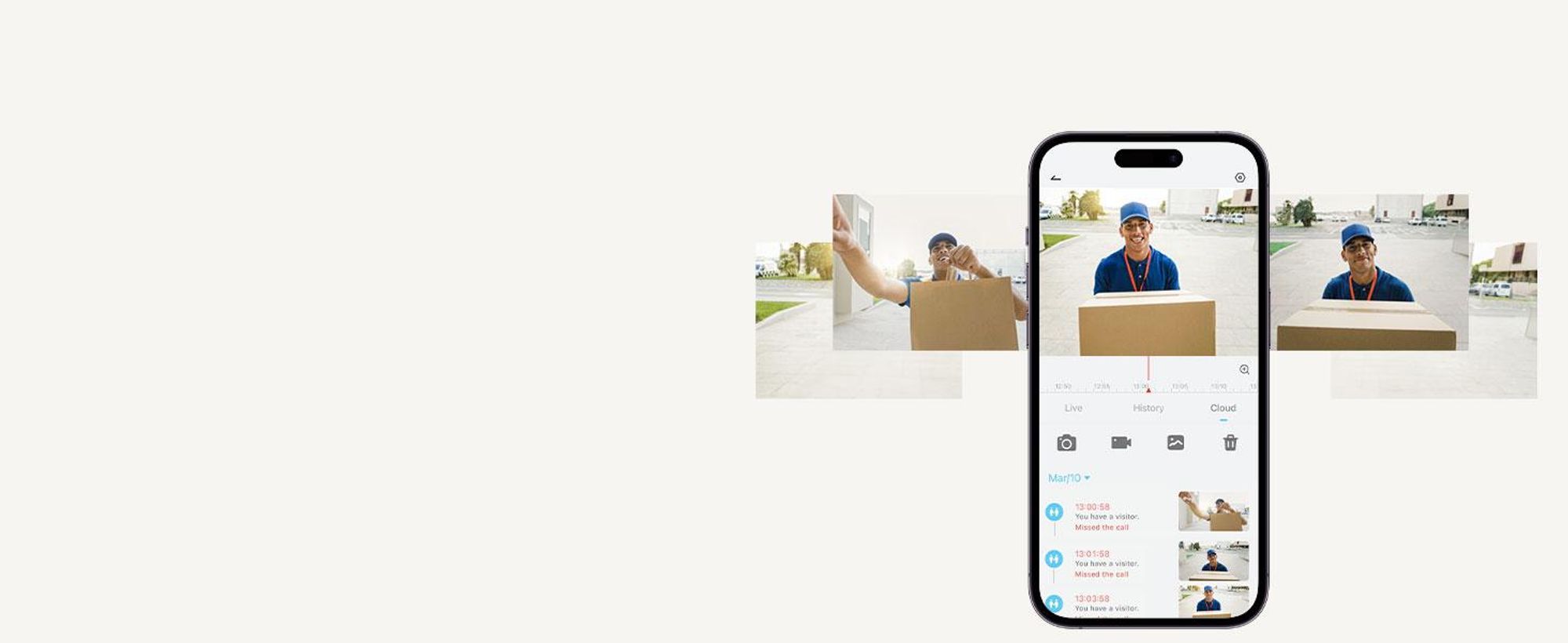 WLAN Video Türklingel mit Kamera 2K HD Kabellose Video Doorbell mit Gong PIR Personenerkennung, Nachtsicht, 2-Wege-Audio