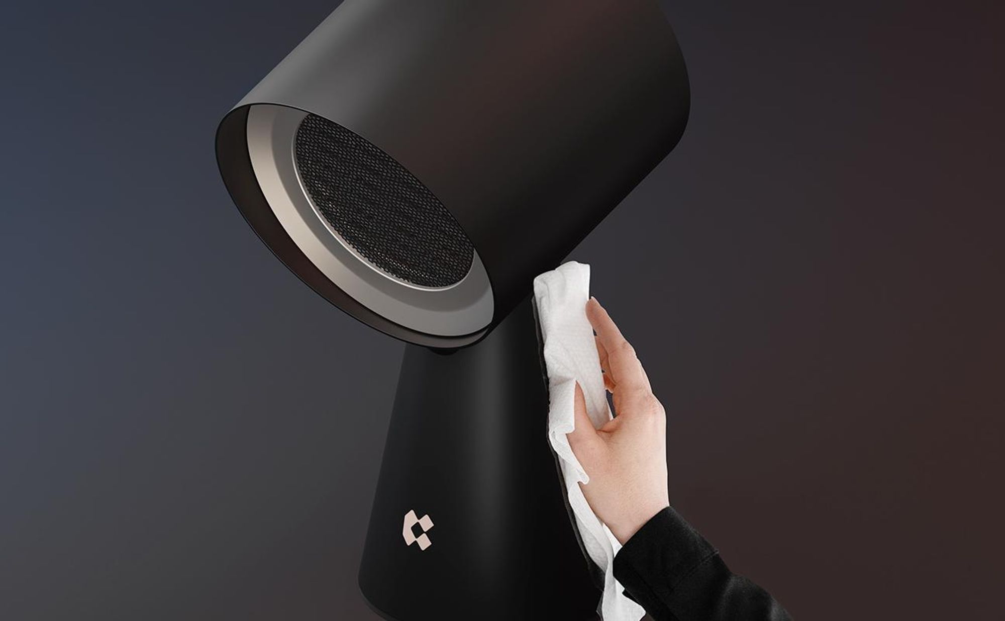 CIARRA Campana Extractora de Escritorio 2 Velocidades, Mini Campana Sobremesa Portable VMPHB01