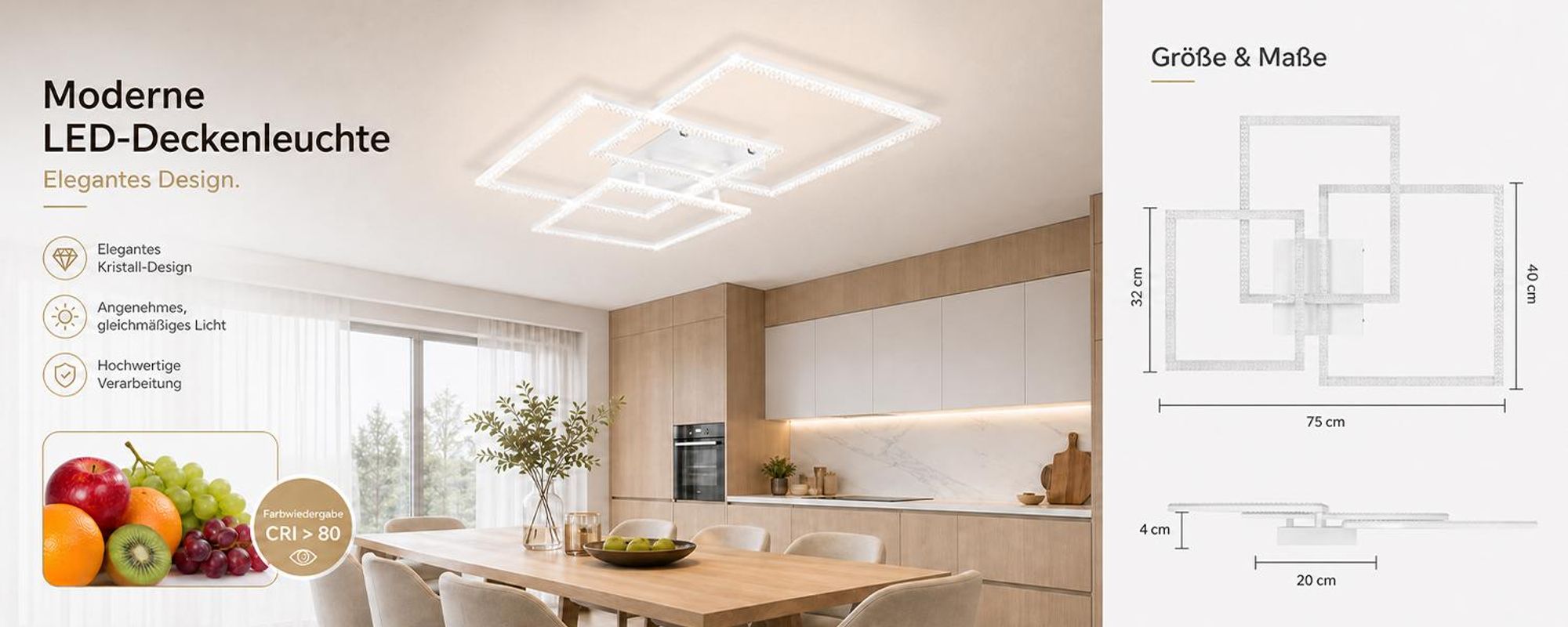 ZMH LED stropné svietidlo biele obývacia izba stmievateľné 82 W Moderná krištáľová lampa do spálne dizajnové interiérové svietidlo s diaľkovým ovládaním