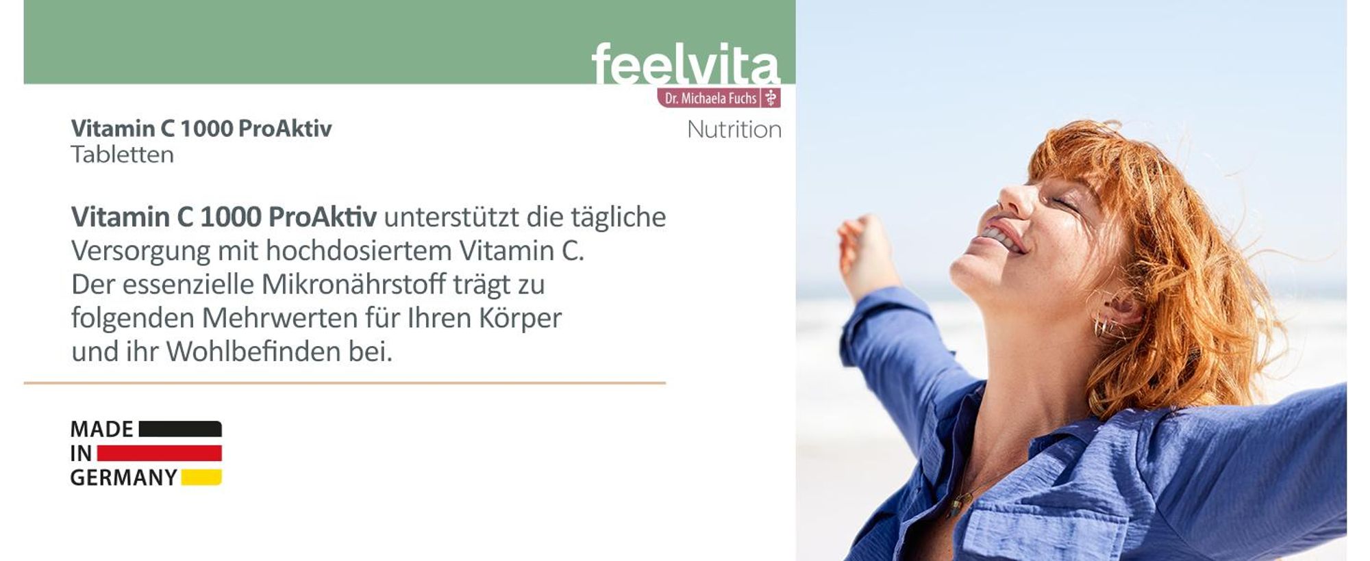 Genius Feelvita Nutrition Vitamin C 1000 | 180 Kapseln