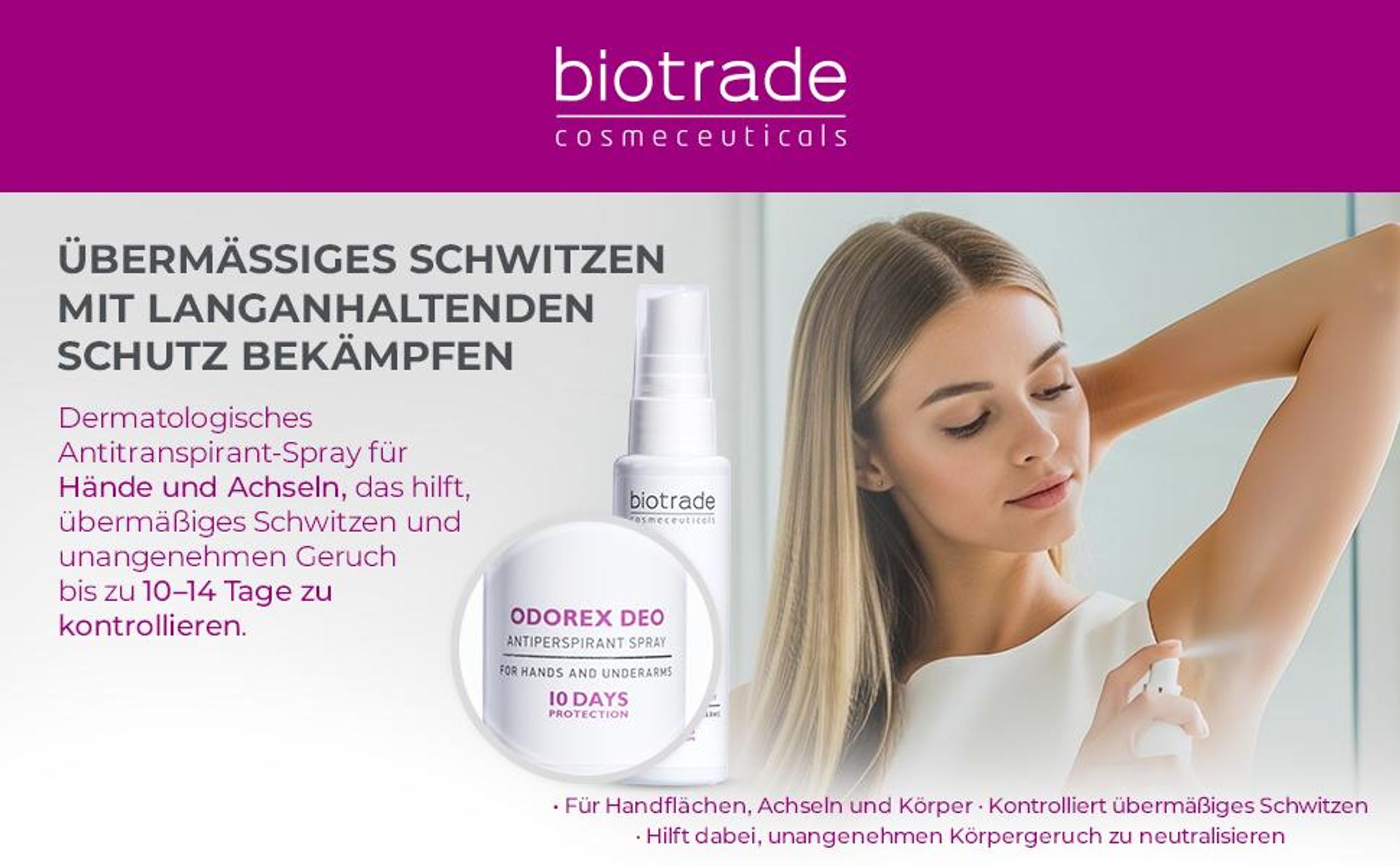 Antitranspirant-Spray Odorex Deo ( Antitranspirant-Spray) 40 ml