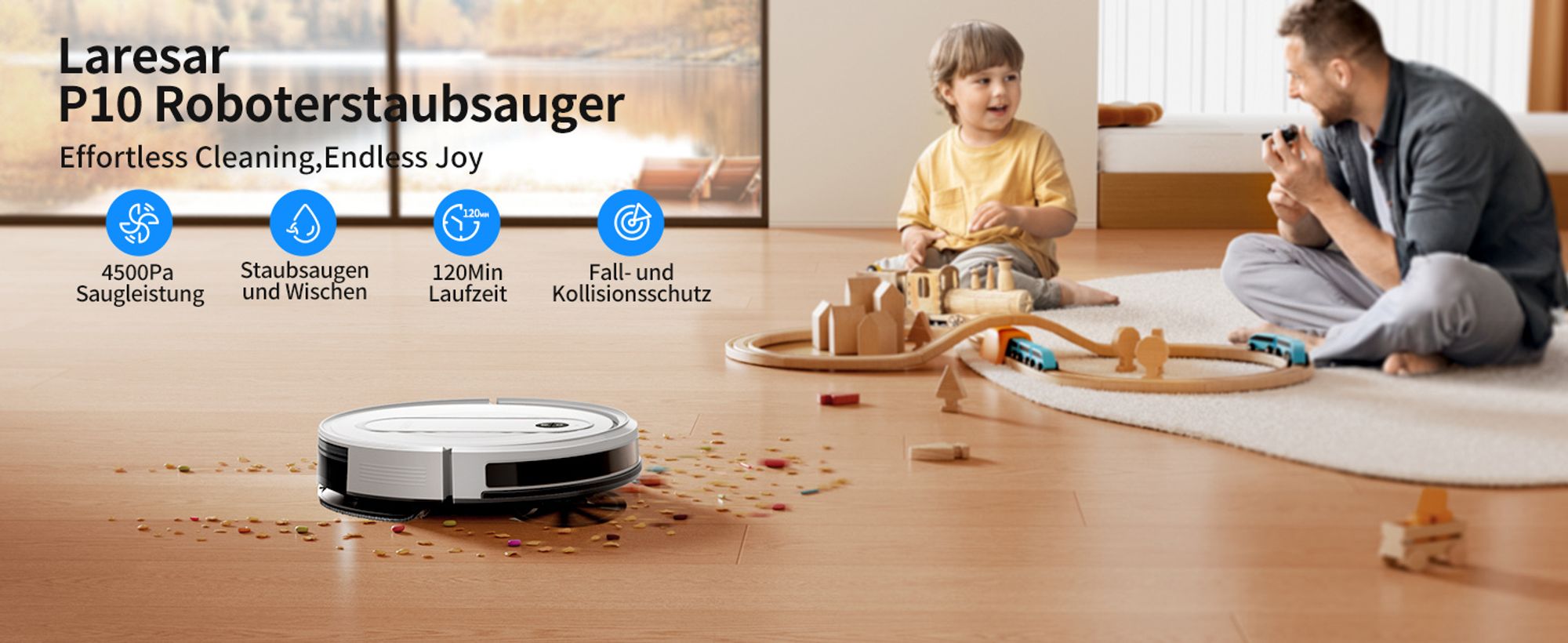 Reinigungsassistent für zu Hause --- Saugroboter P10