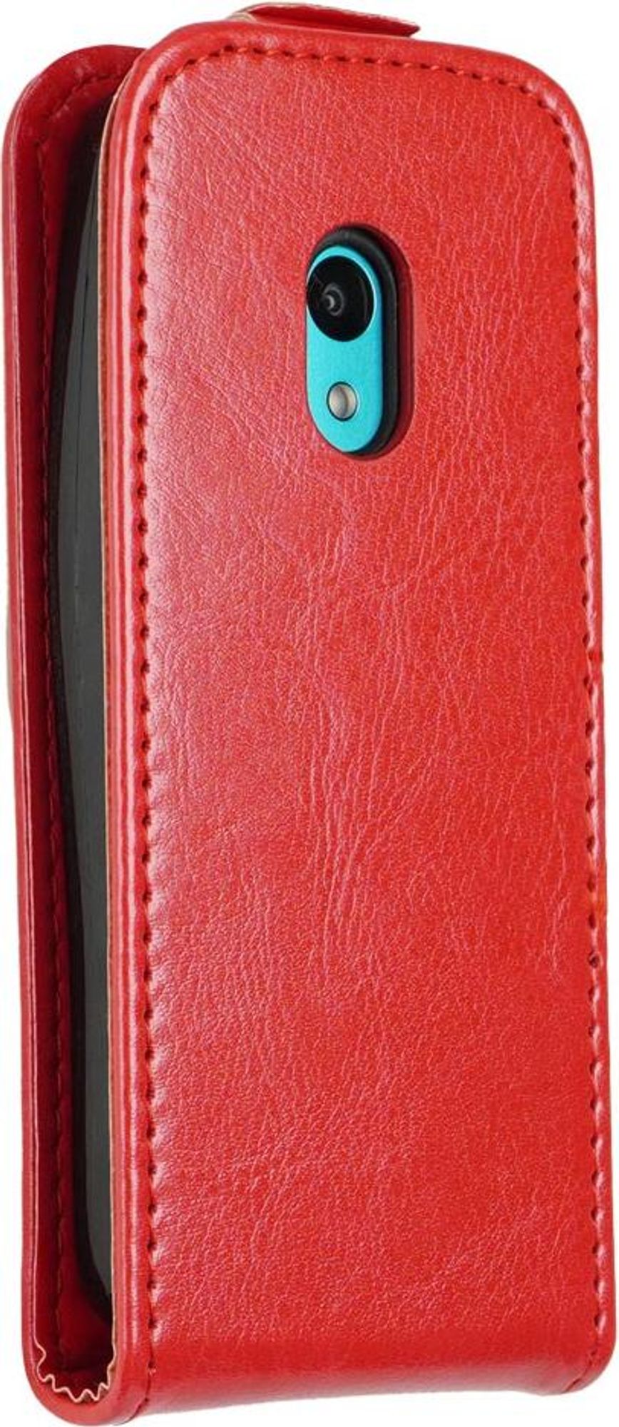 caseroxx Schutz Tasche Hülle Flip Cover kompatibel mit Nokia 3210 (2024), Smartphone Tasche Flip Cover in rot Bild 1