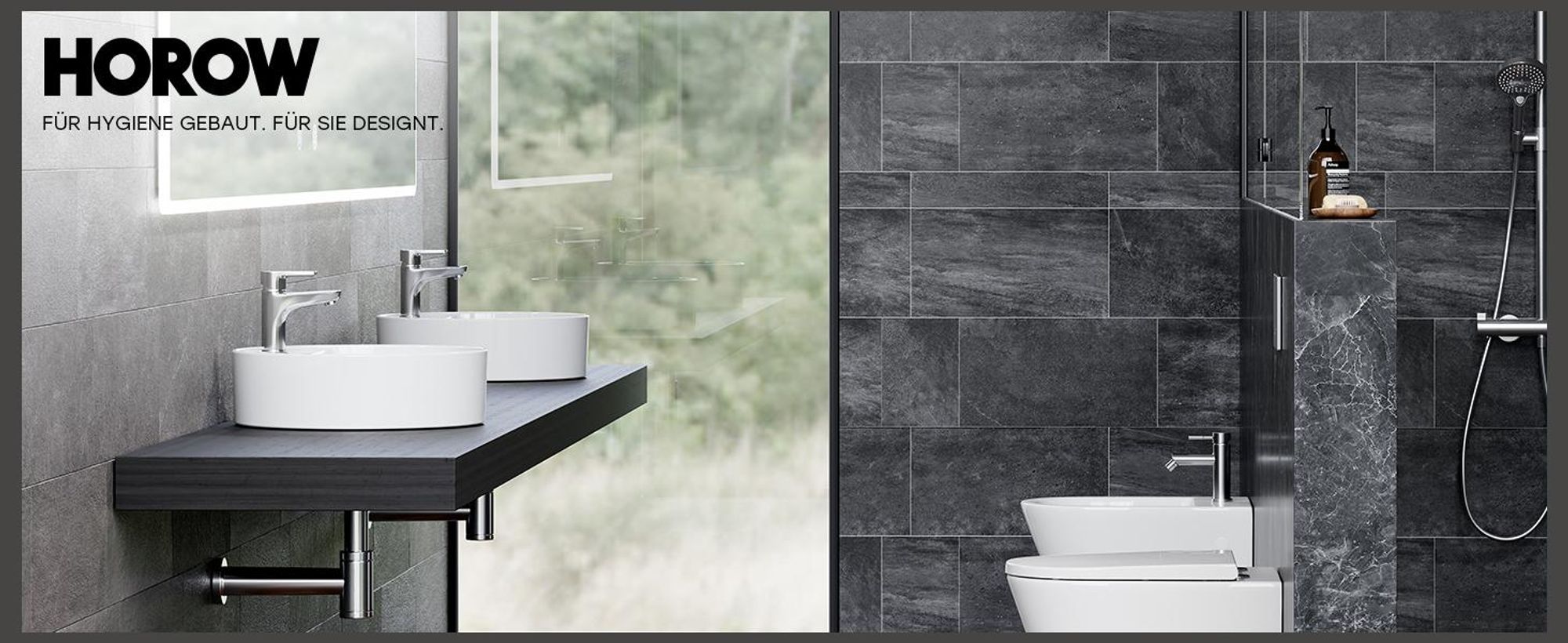 HOROW Aufsatz Handwaschbecken, Keramik Aufsatzwaschbecken 42 cm Rond mit mit Hahnloch und Überlauf, Waschschale Waschtisch für Modernes Bad