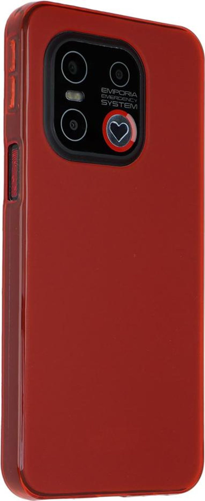 caseroxx Schutz-Hülle TPU-Hülle kompatibel mit Emporia SMART.ME7 / 7lite / 7mini, Gummi Handy Tasche rot  Bild 5