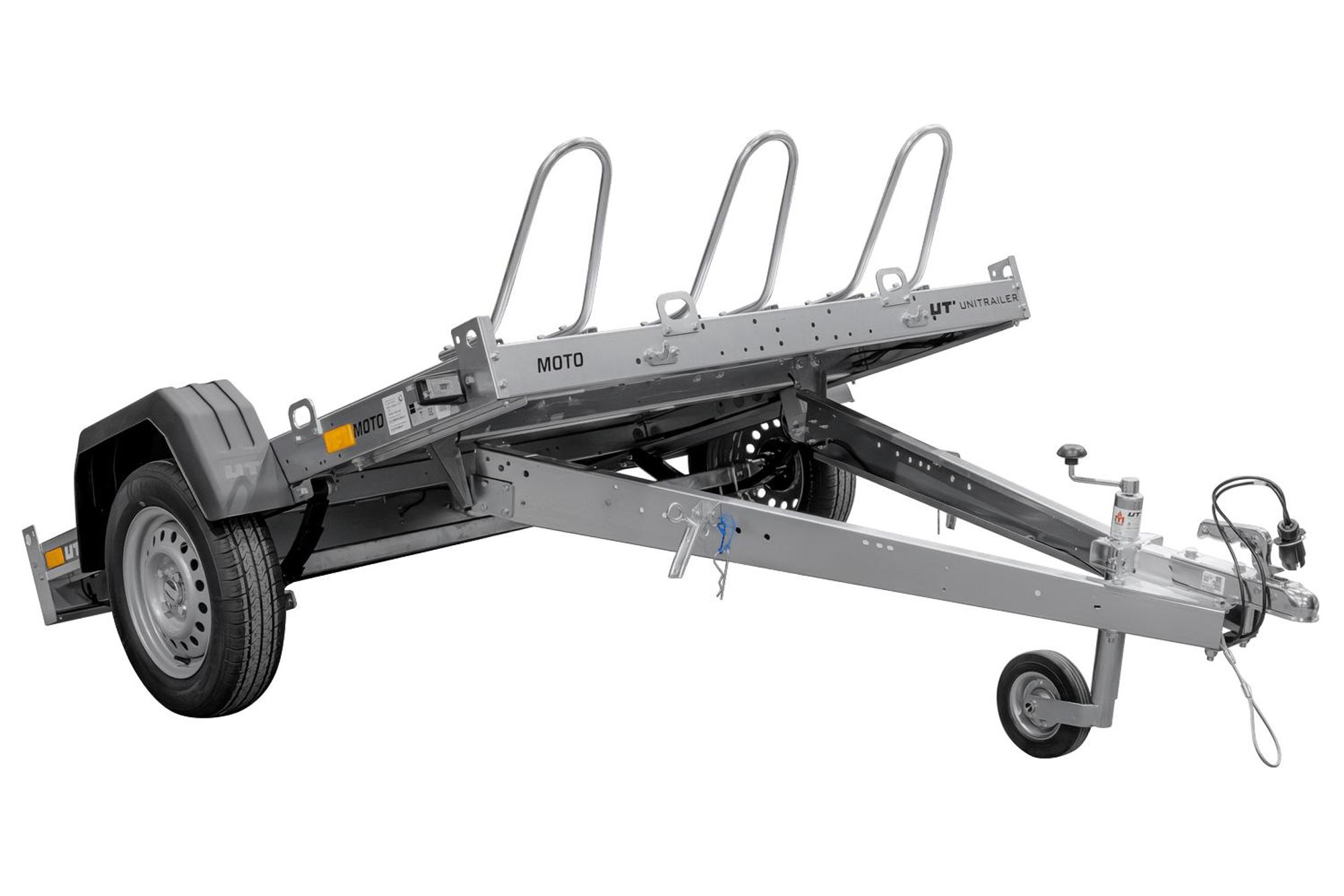 Motorradanhänger 220X155 Unitrailer Moto 3 Feder