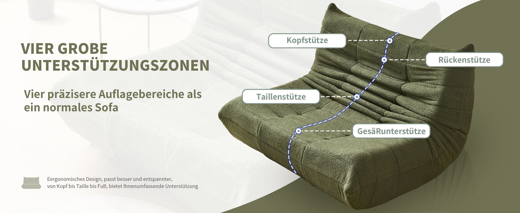 Klassische Sessel, Schlafsofas, sitzkissen boden, Lazy Sofa, Bean bag, für Schlafzimmer, Sitzsack