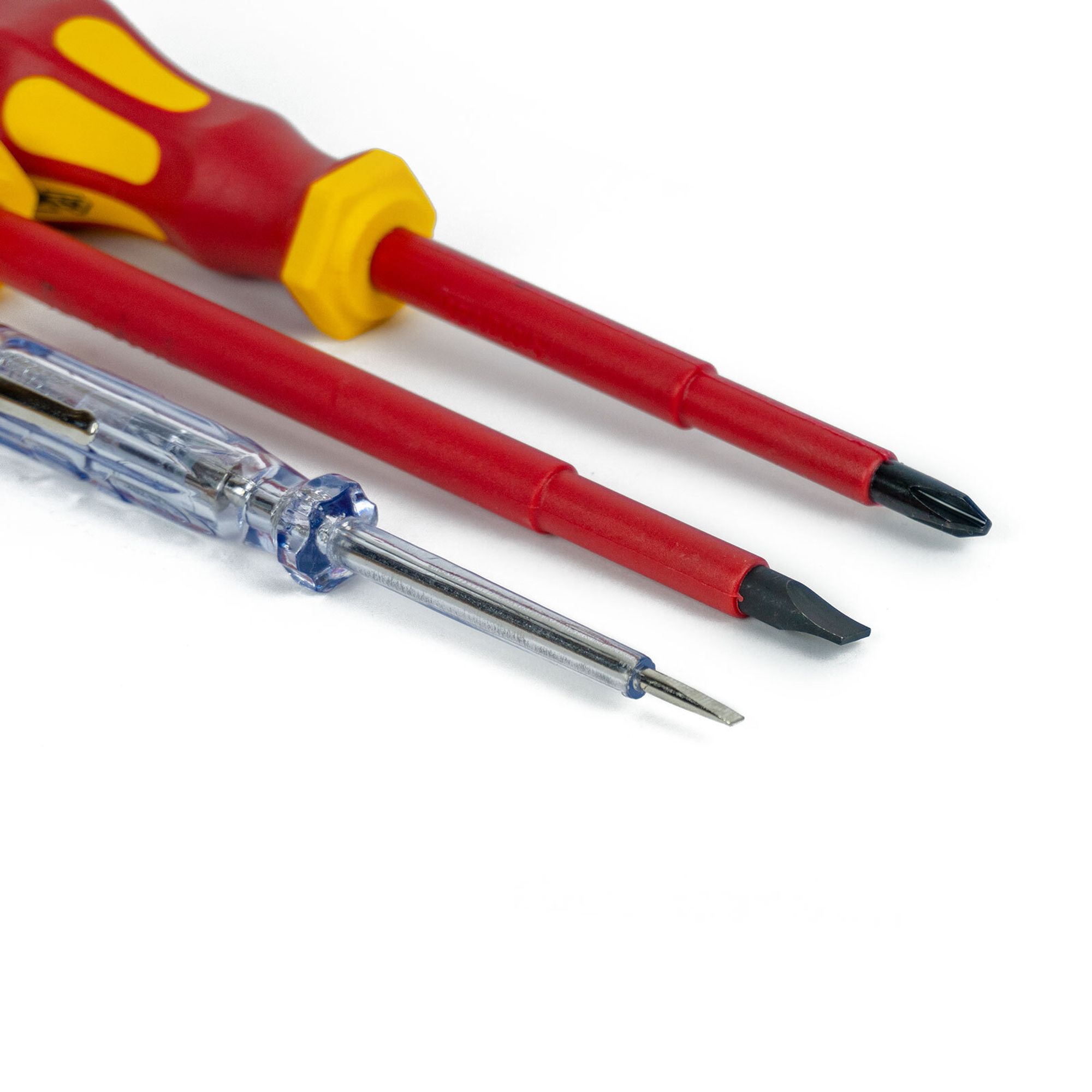 Weber VDE Schraubendreher Satz 9-teilig mit Kunststoffkoffer Schraubenzieher Set Elektriker Werkzeugkoffer