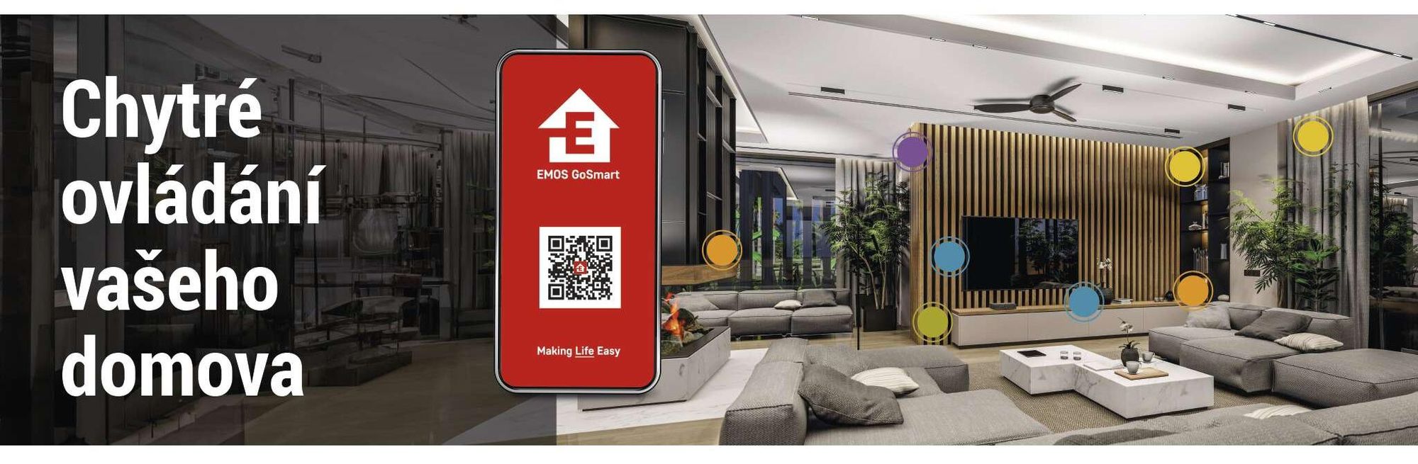 EMOS Chytré zahradní osvětlení se zemním bodcem, prodlužovací díl 1 kus, WiFi, RGBIC+CCT barevné spektrum, stmívatelné, aplikace, vodotěsné, ZIW191R
