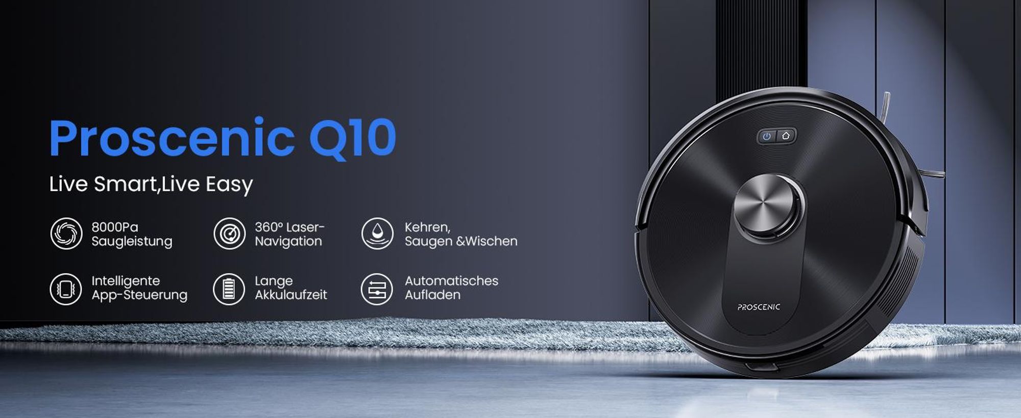 Proscenic Q10 Intelligent leben, einfach leben