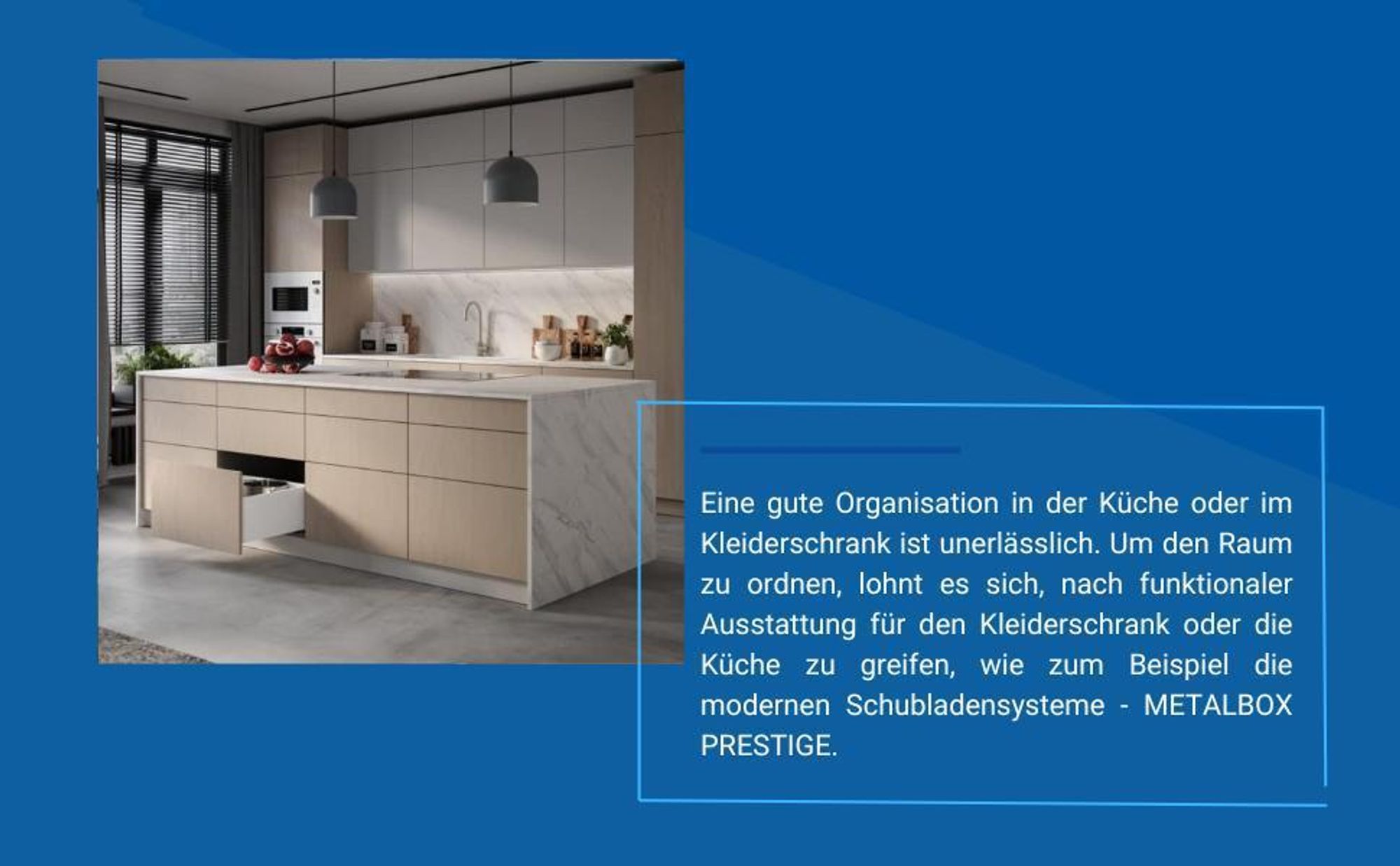GTV, Metalbox PRESTIGE Schubladensystem, h=54mm l=500 mm, Grau, Führungssystem, Rollenführungen mit verstellbarer Befestigung