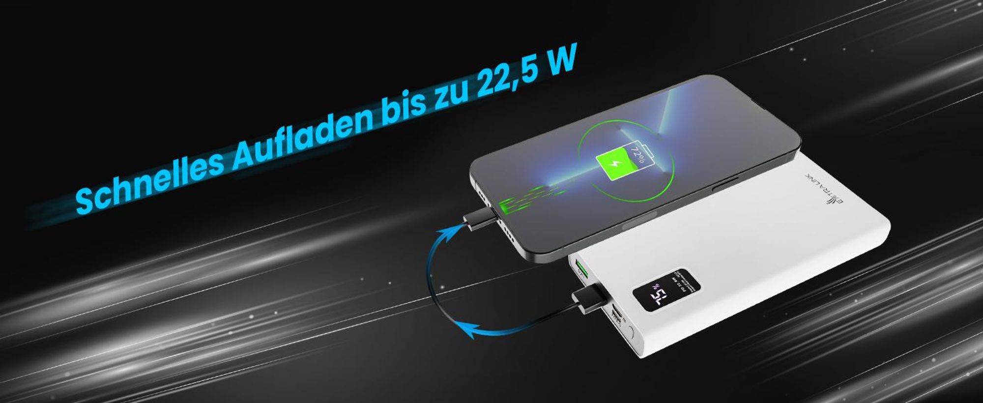Extralink Powerbank 10000mAh 5V Externer Handyakku