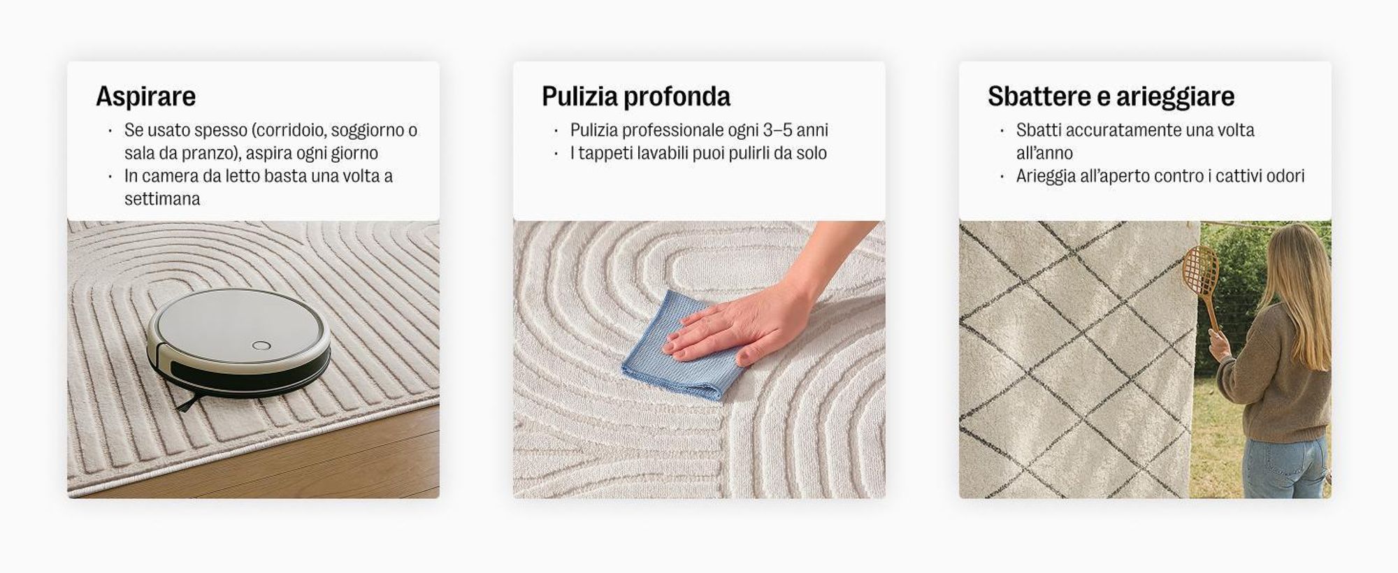 benuta tappeto soggiorno Leo Crema ø 160 cm rotondo tappeto soggiorno fantasia pelo corto soffice morbido