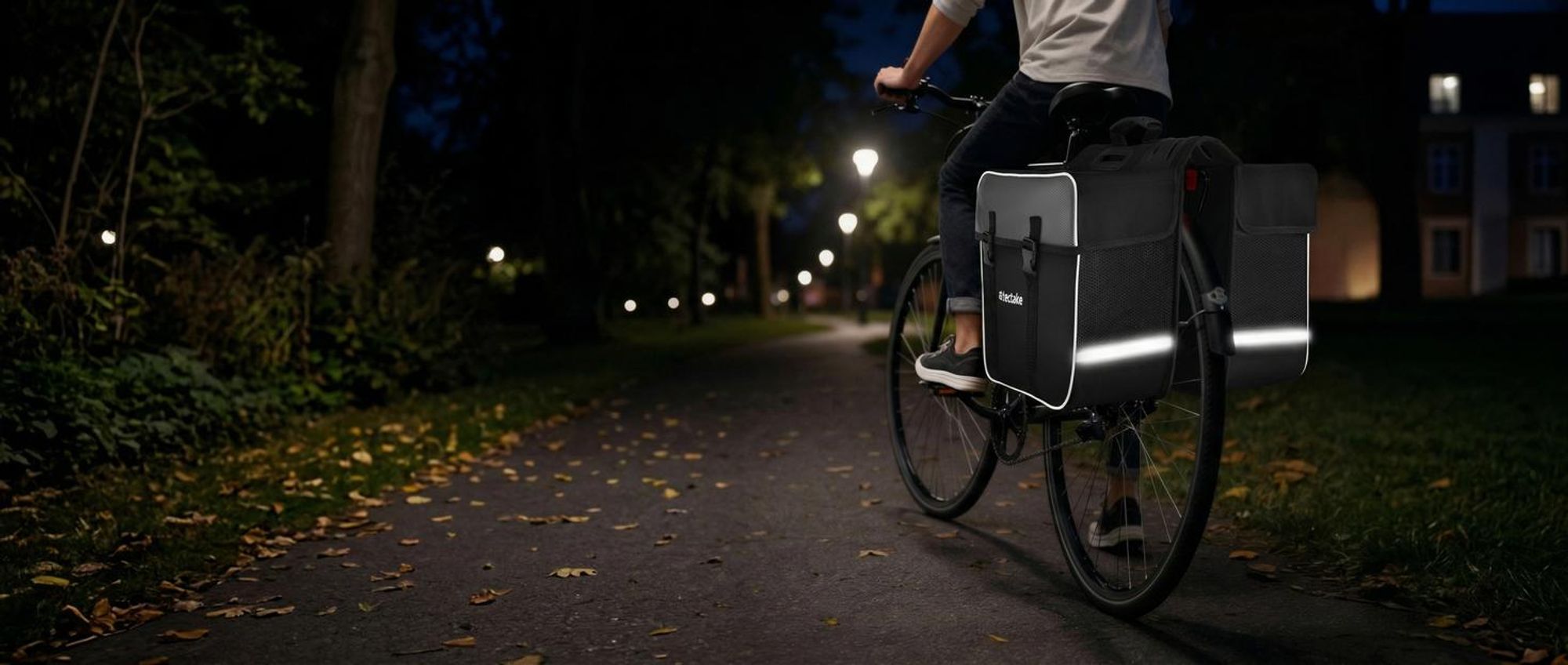 Set Fahrradtasche Georg und Fahrradrahmentasche große Fahrradtasche mit 2 Fächern wasserabweisend und robust