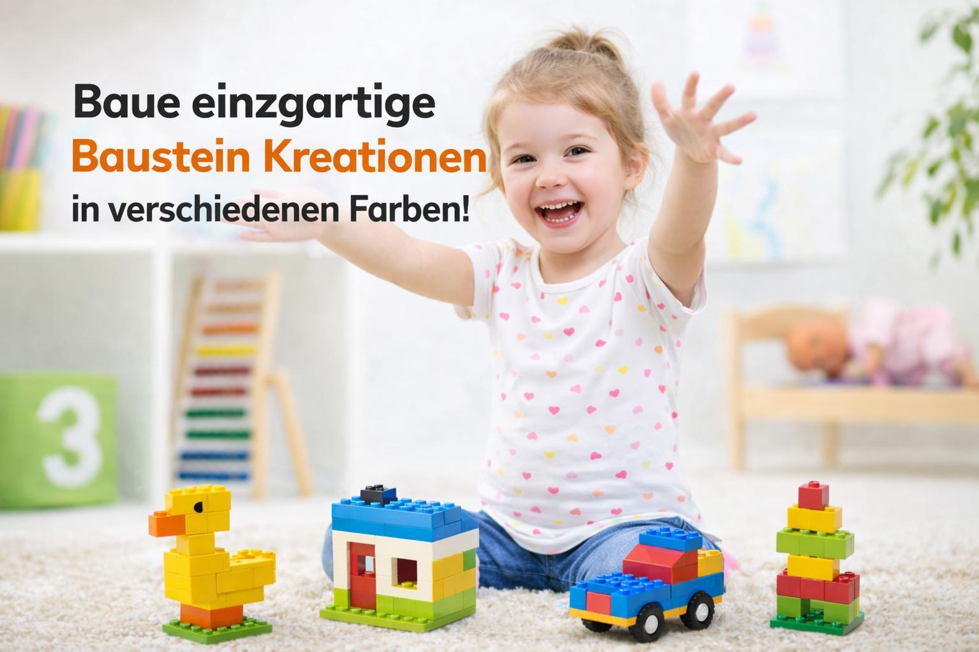 Baustein Set 1000 Stück Baustein Mix Klemmbaustein Mix Bauklötze Bricks Zufällige Steine Kinder Bauset Kreativ Bauen