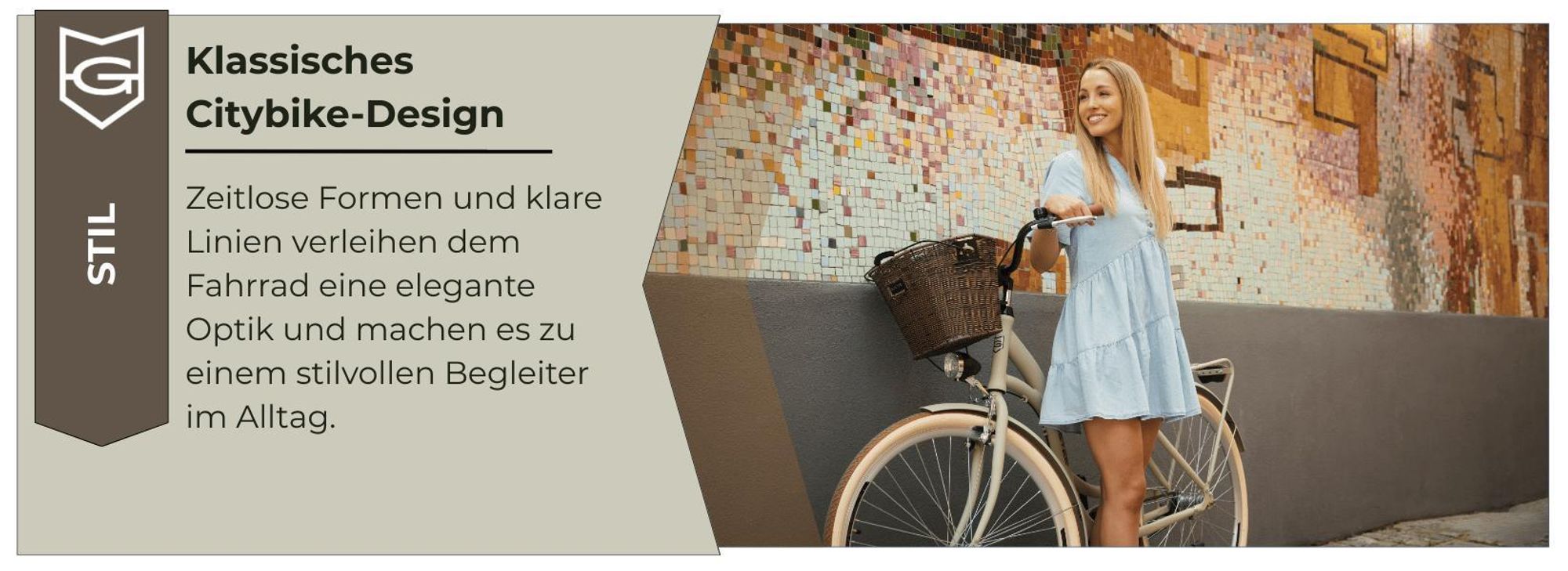 Klassisches Citybike